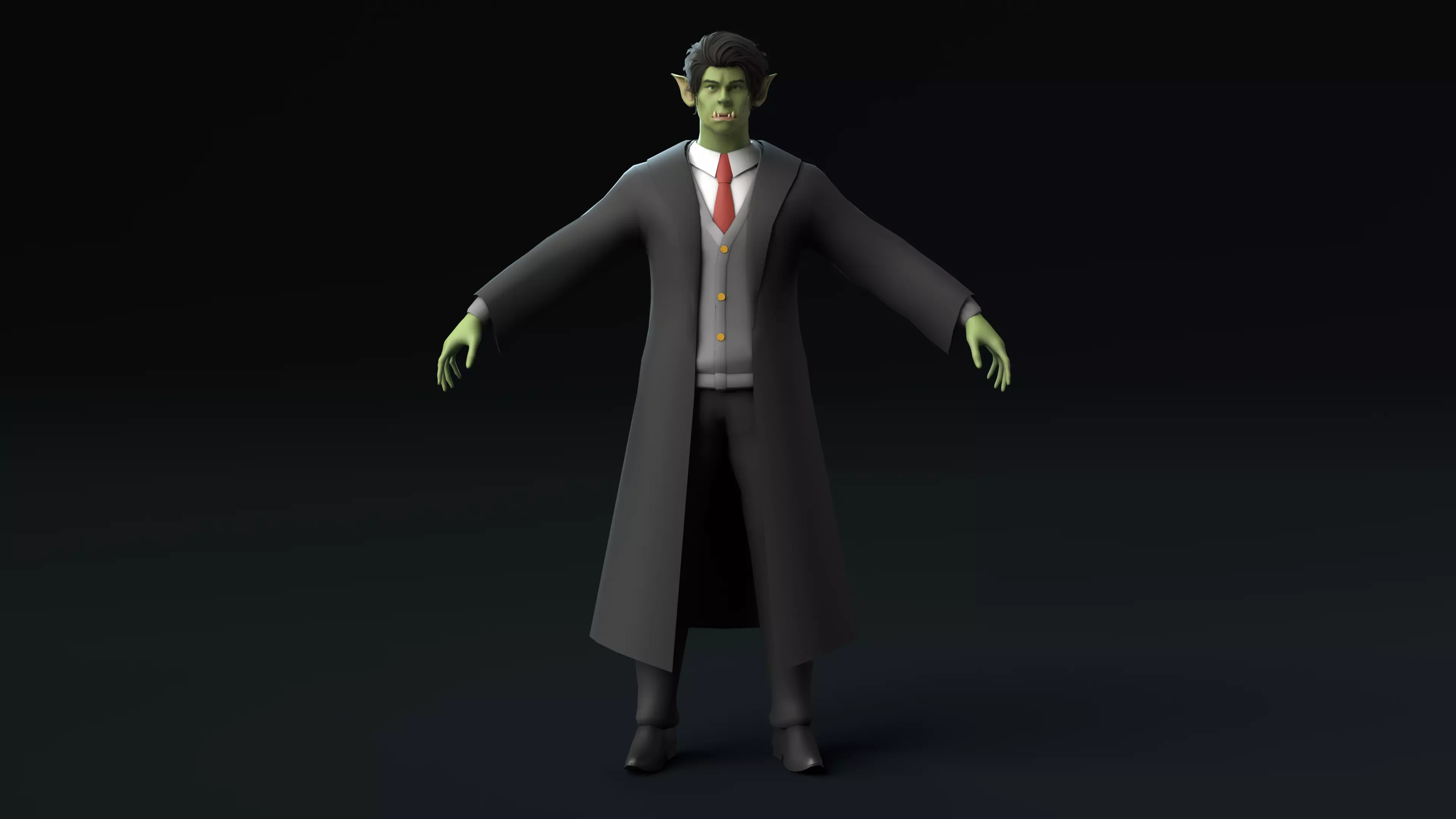 Orc Student Free 3D model