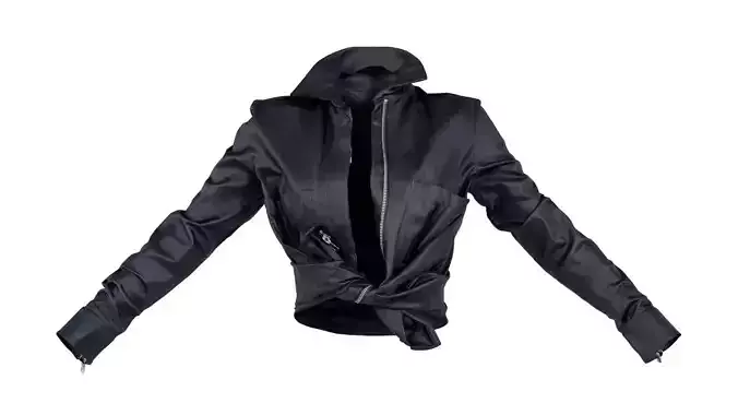 Knotted Leather Shirt