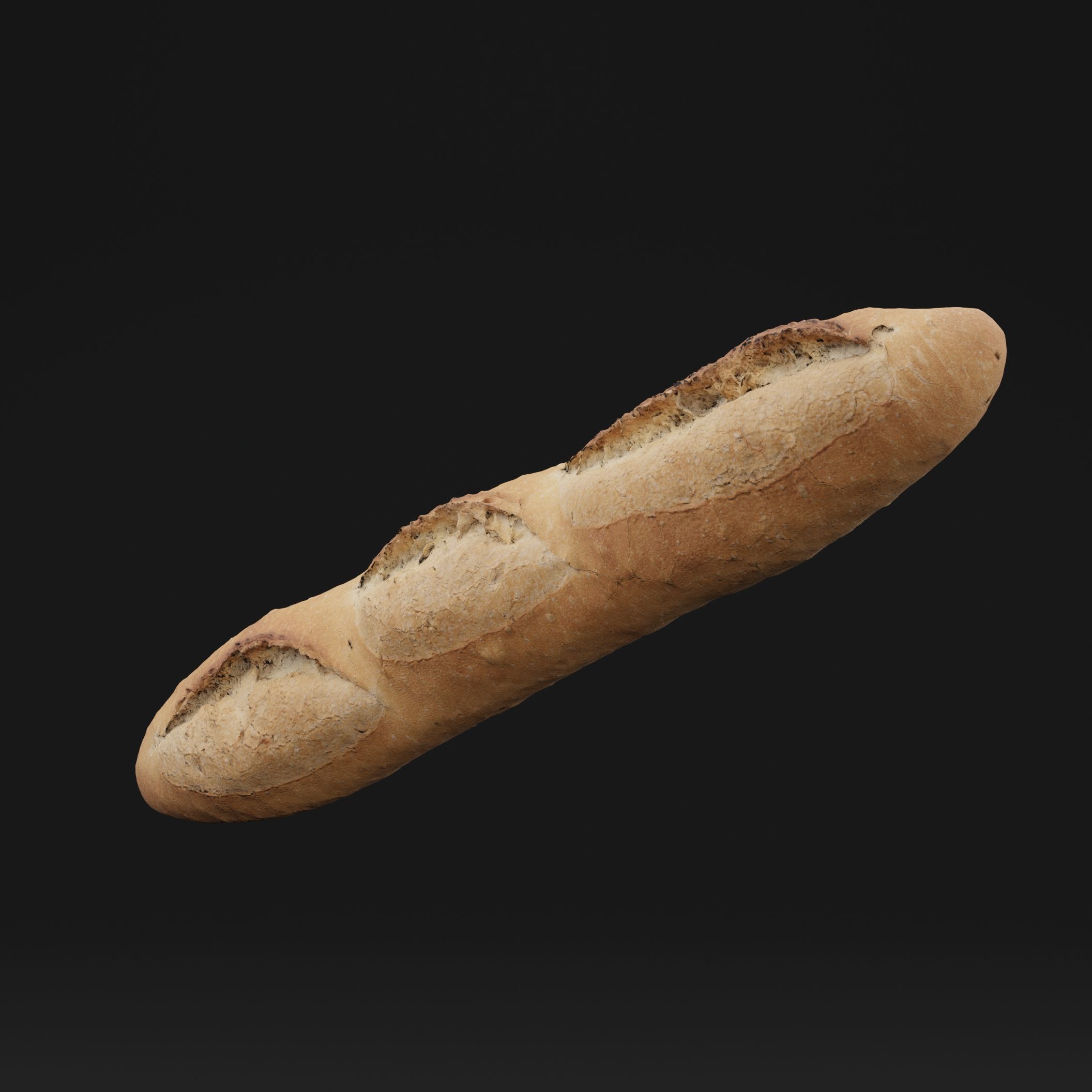 Realistic Bread 3D model_5