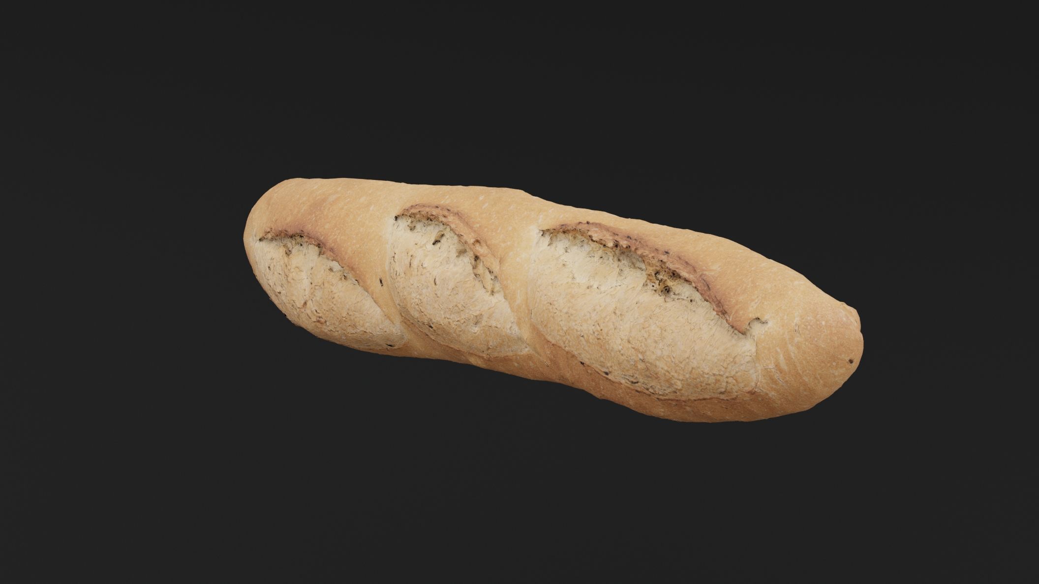 Realistic Bread 3D model_4