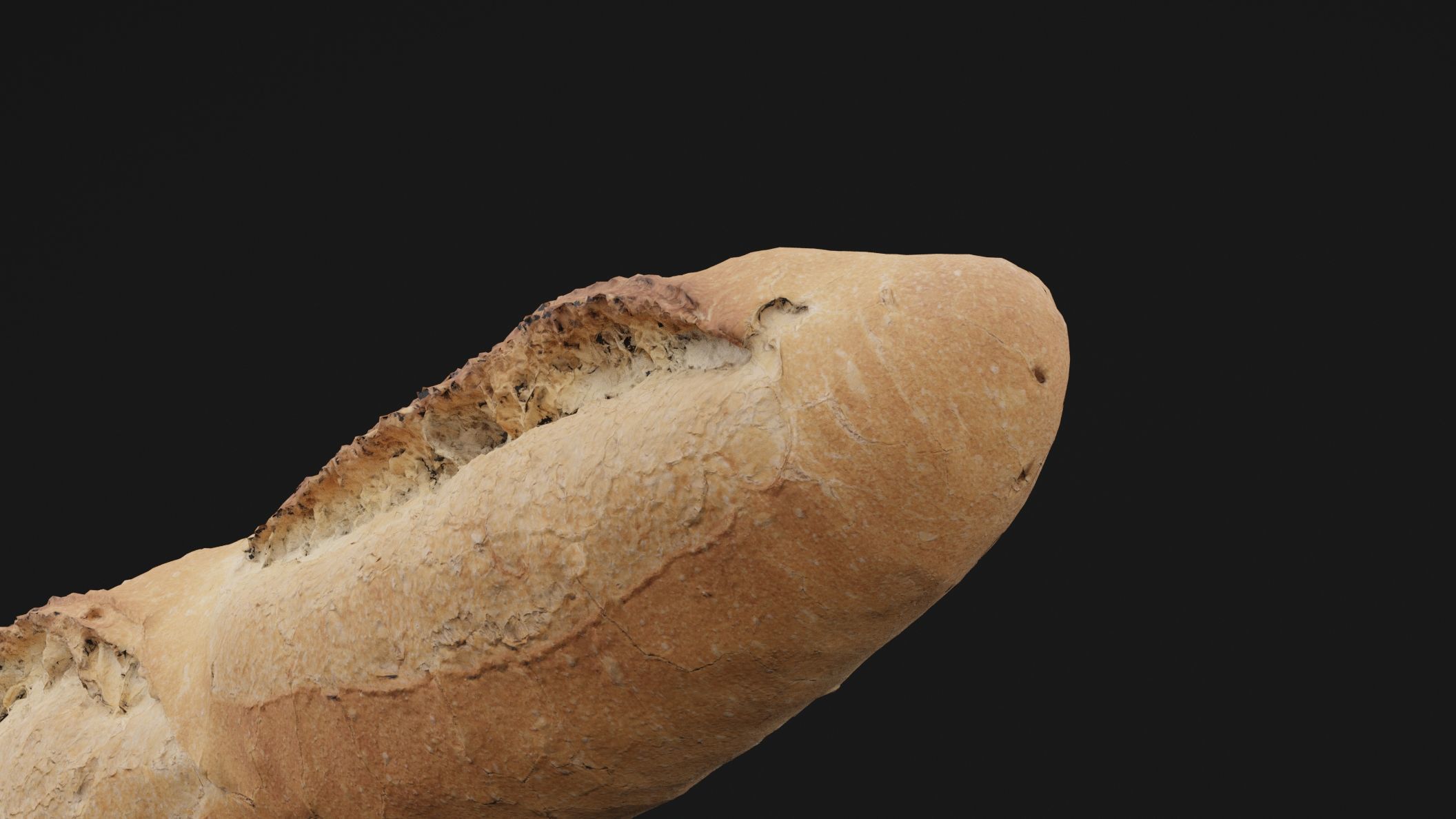 Realistic Bread 3D model_1