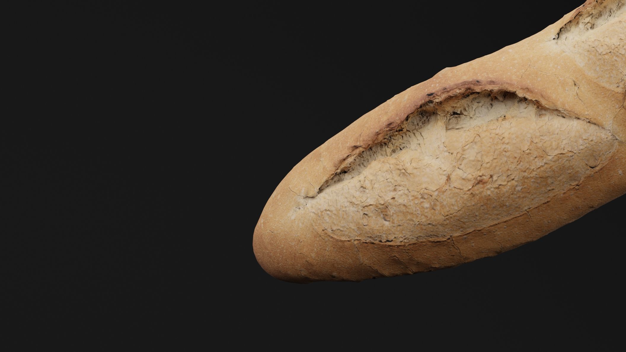 Realistic Bread 3D model_2
