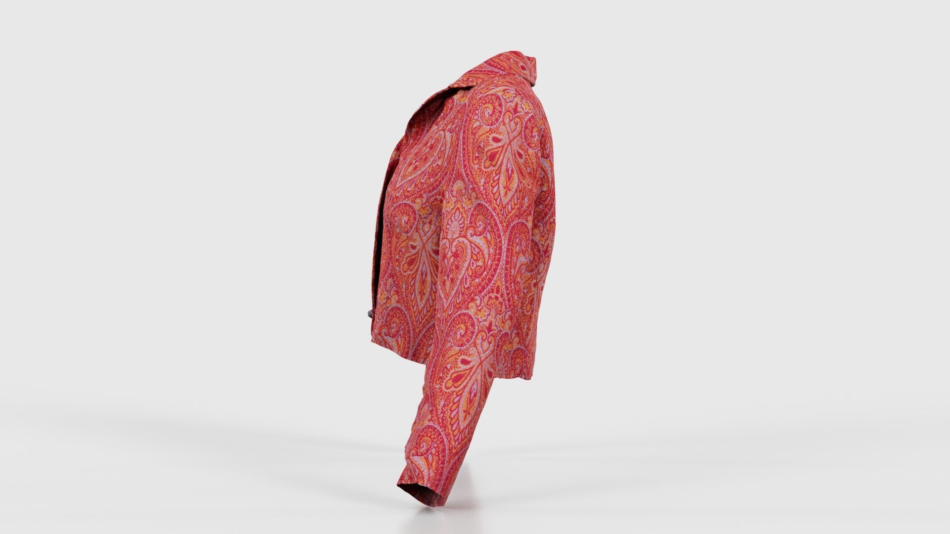 Mini Jacket Red Decoration Low-poly 3D model_24