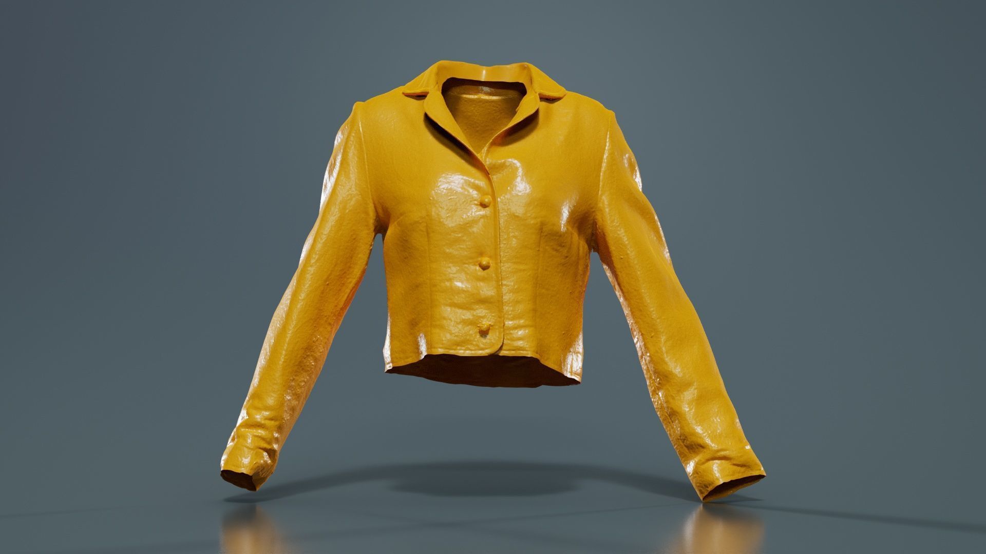 Mini Jacket Red Decoration Low-poly 3D model_12