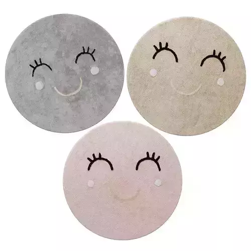 Childrens round carpets Inka from Benuta