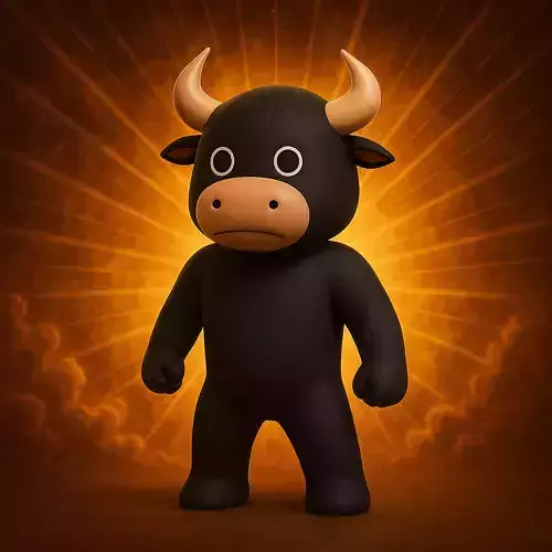 High-Quality 3D Cartoon Bull 