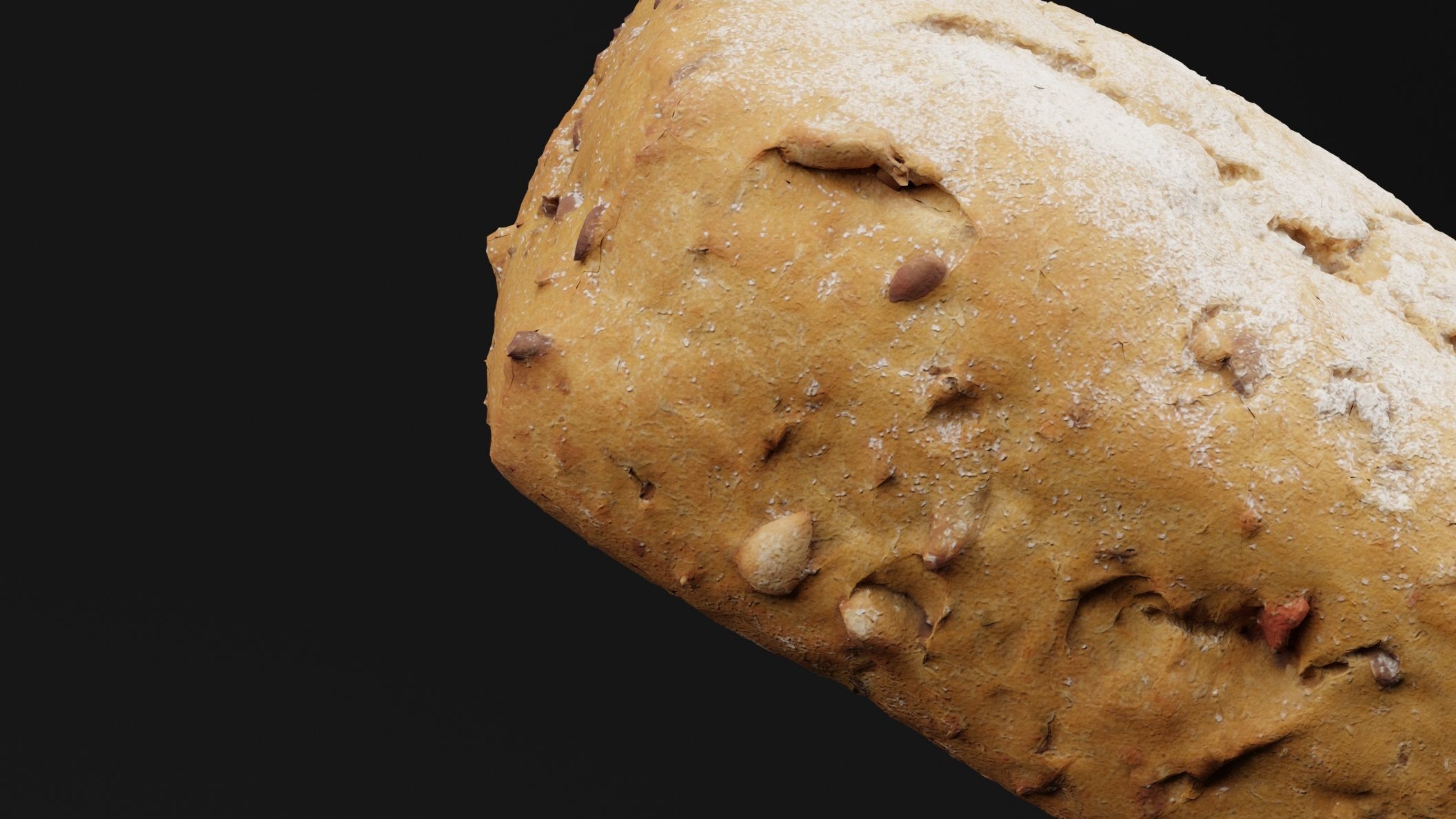 Realistic Bread 3D model_2
