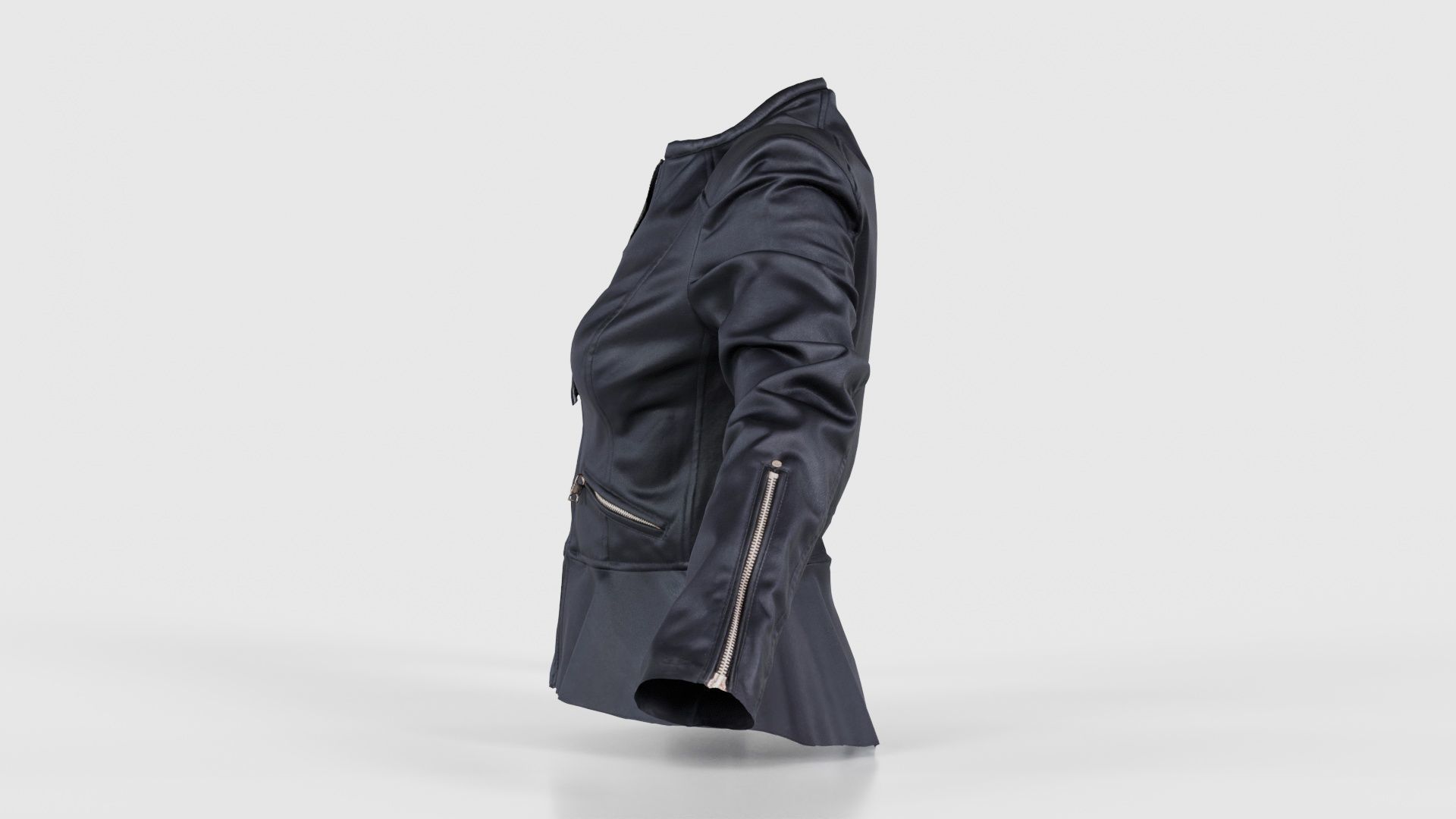 Peblum Leather Jacket Low-poly 3D model_24
