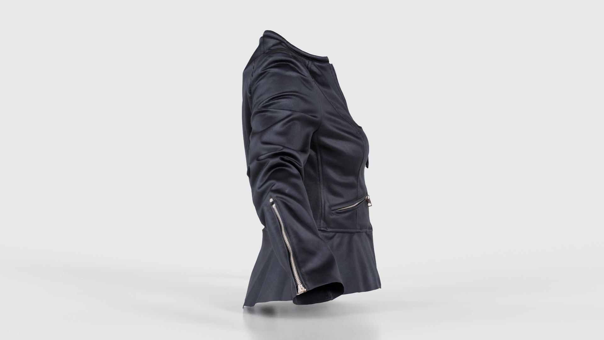 Peblum Leather Jacket Low-poly 3D model_18