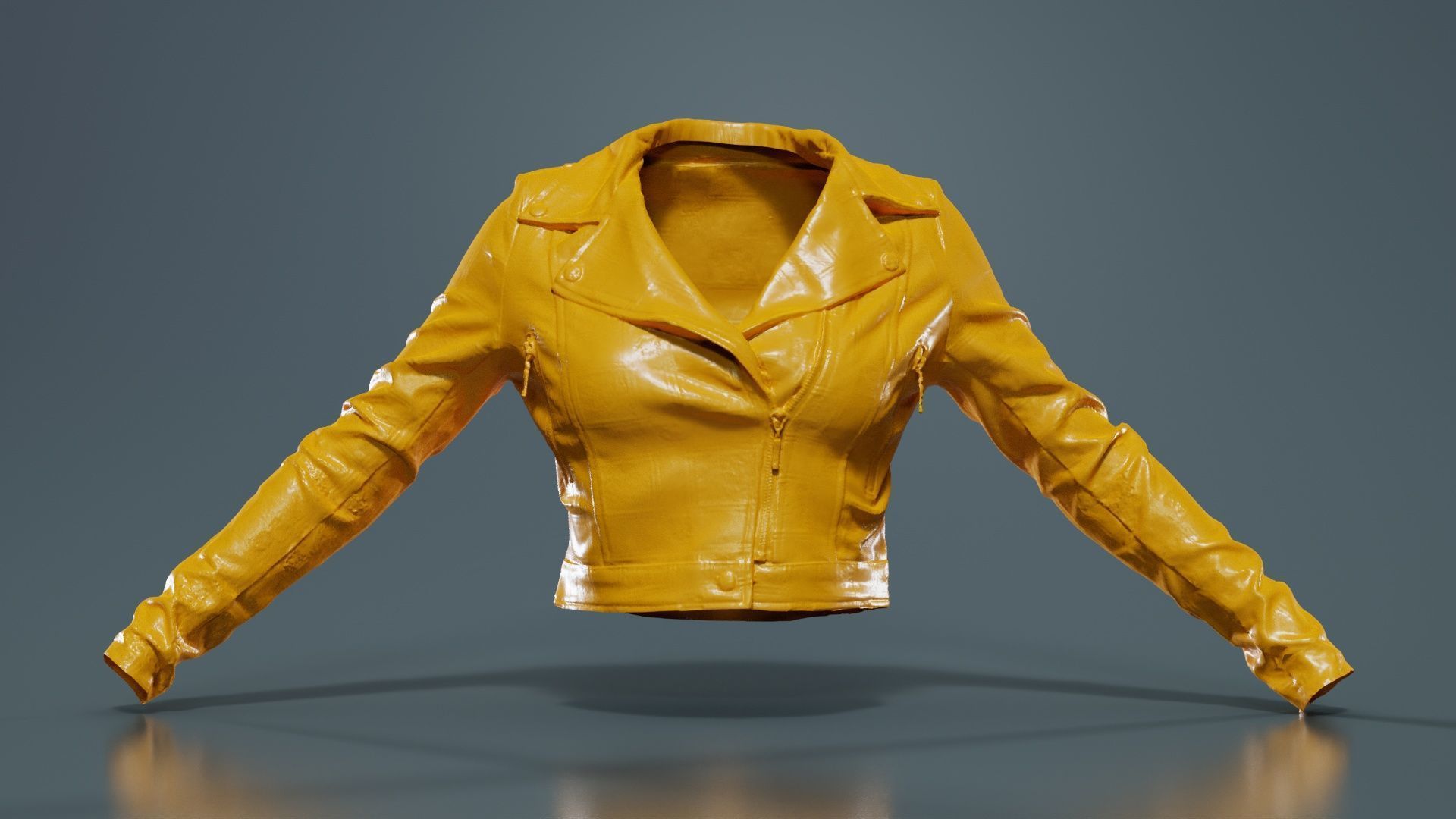 Plaid Suit Jacket Low-poly 3D model_12