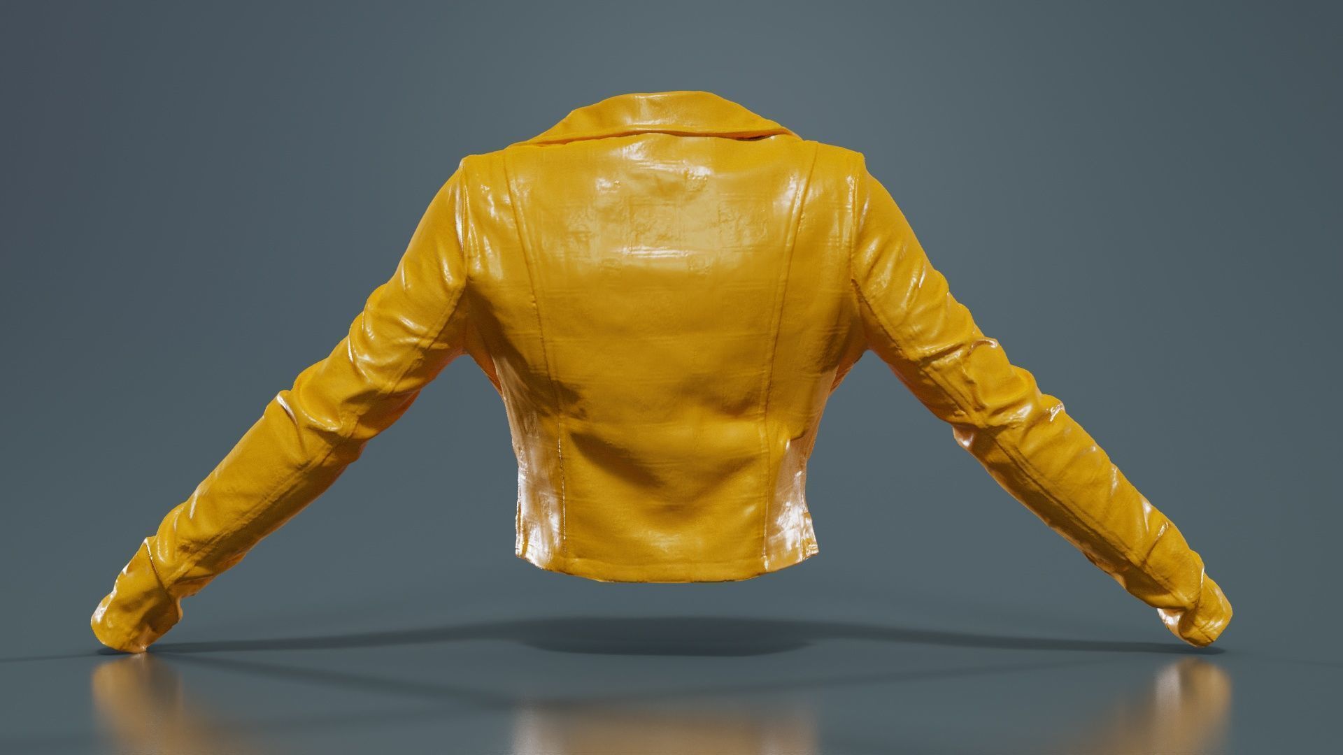 Plaid Suit Jacket Low-poly 3D model_13