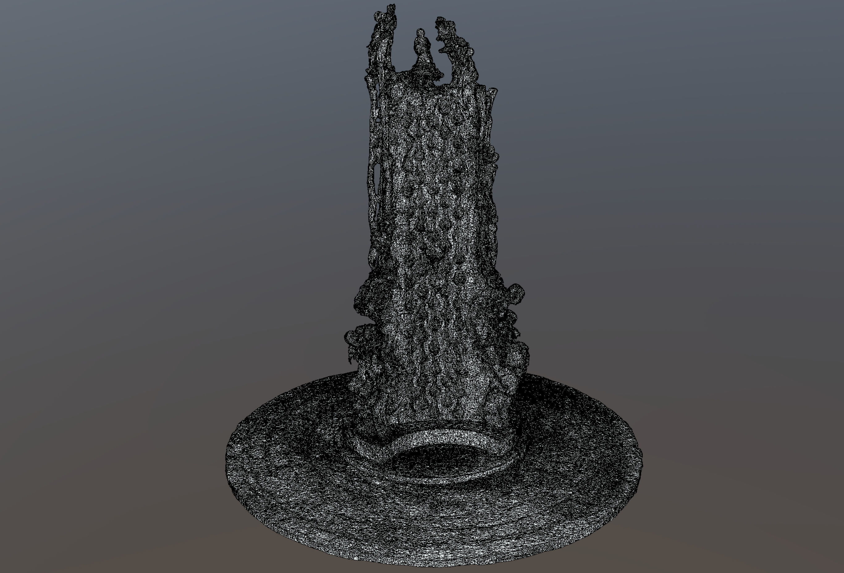 Foutain Saint Julien Le Pauvre 3D model_4