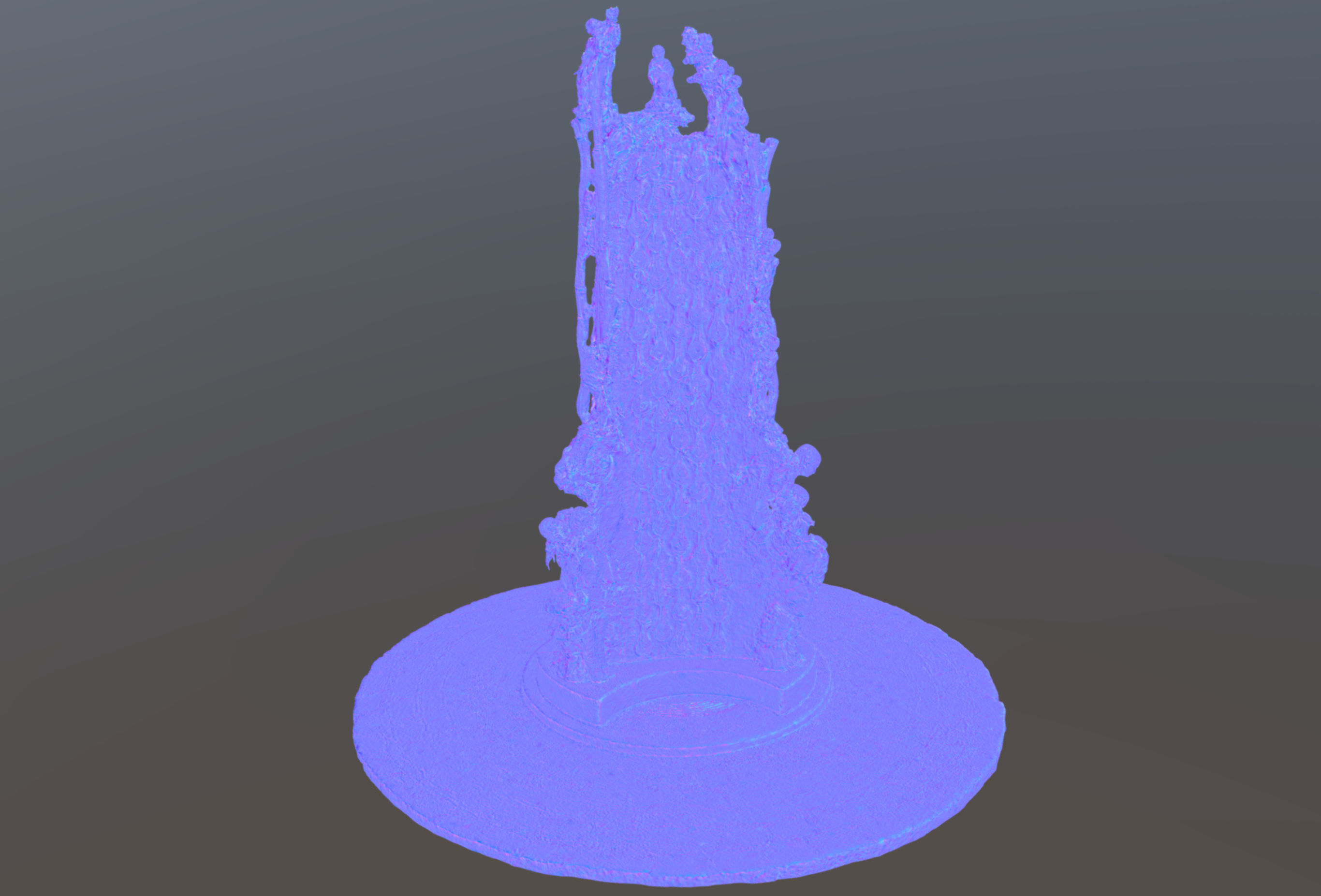 Foutain Saint Julien Le Pauvre 3D model_1