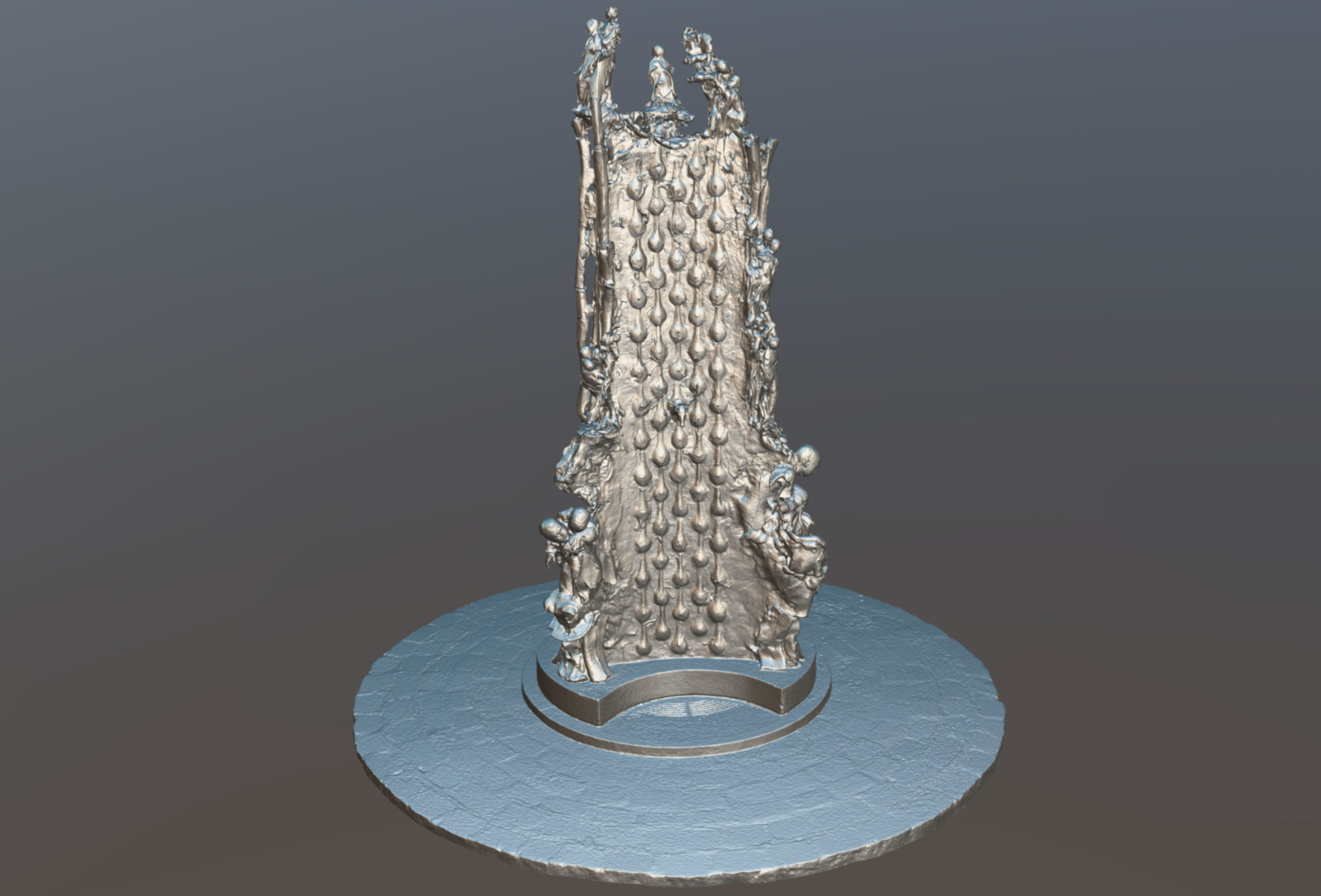 Foutain Saint Julien Le Pauvre 3D model_3