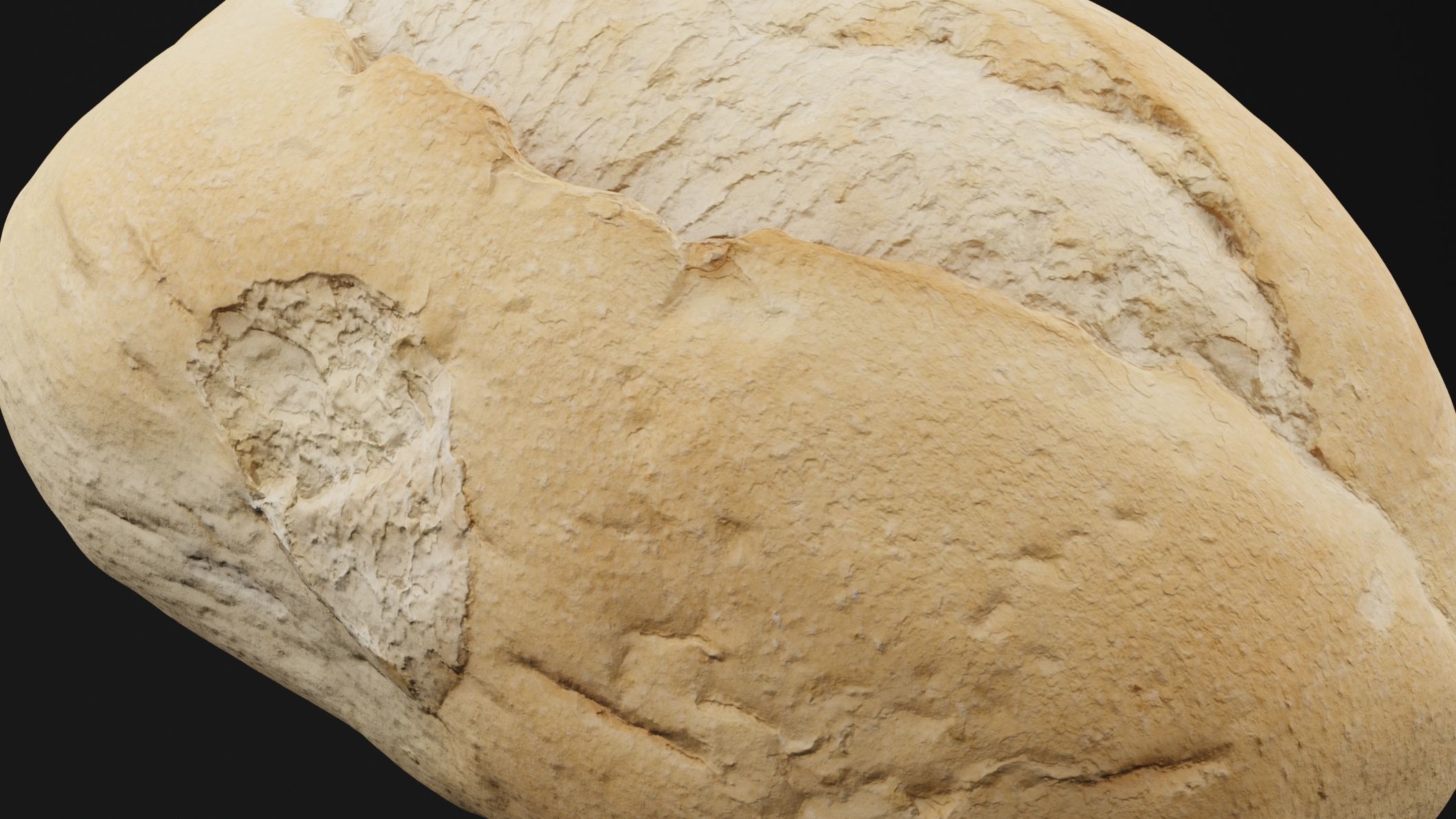 Realistic Bread 3D model_3