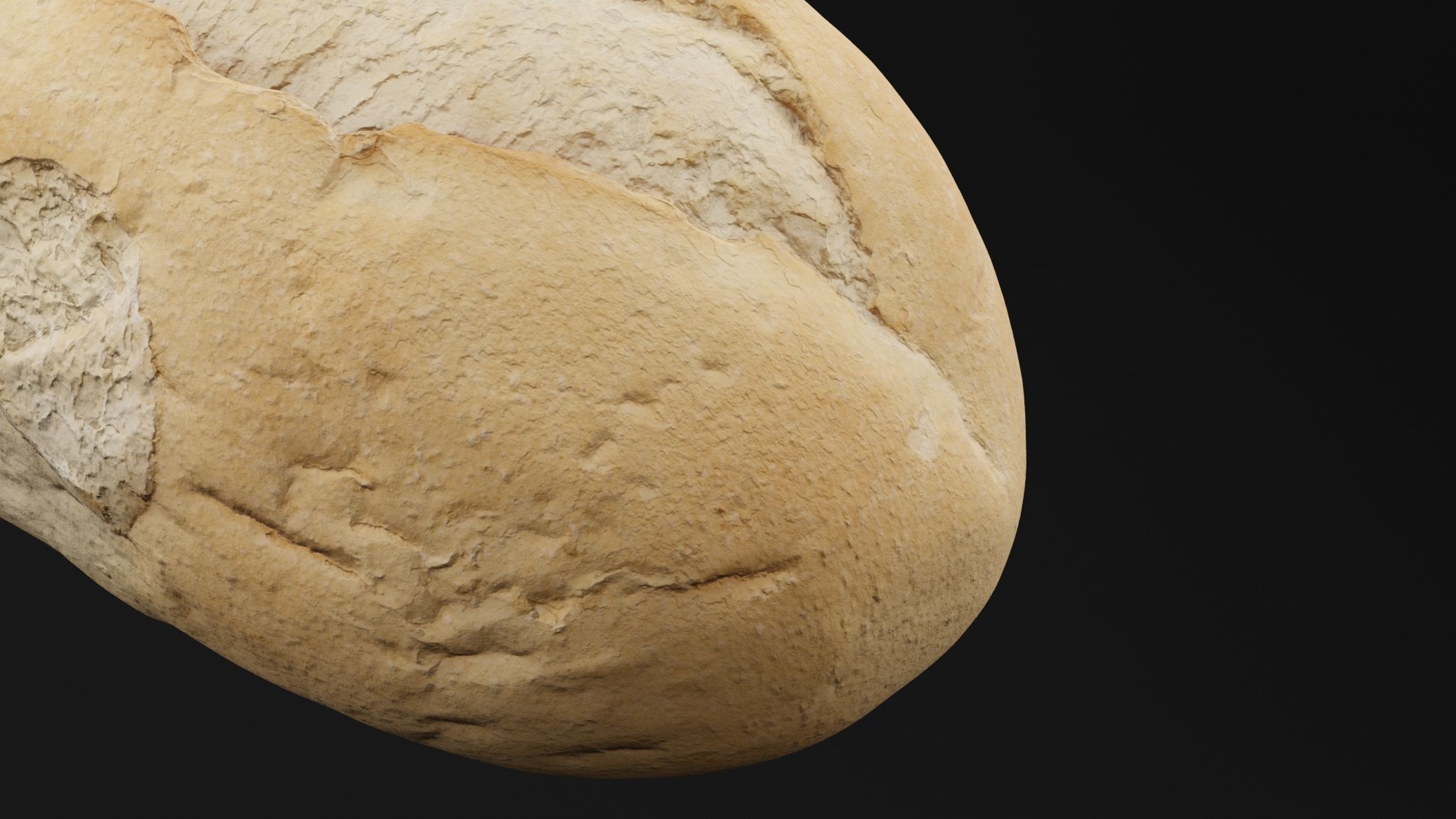 Realistic Bread 3D model_1