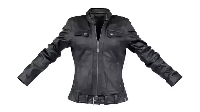 Punctured Leather Jacket