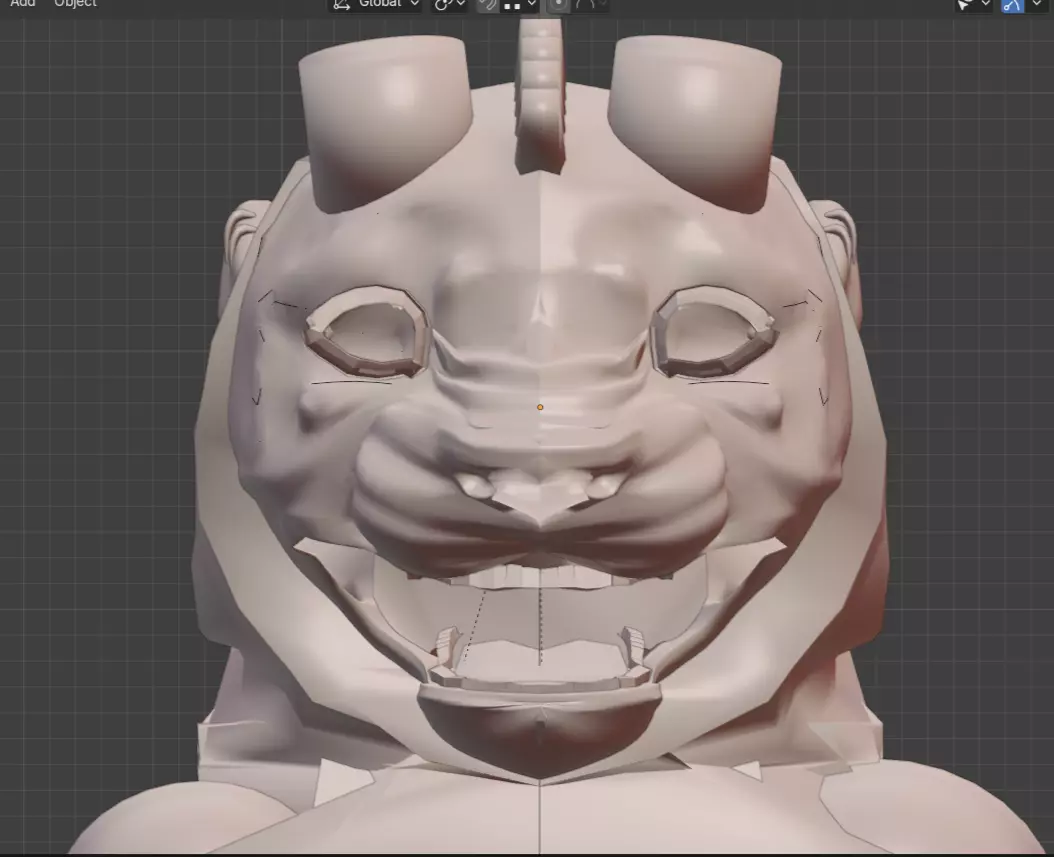 lionrak Low-poly 3D model_0