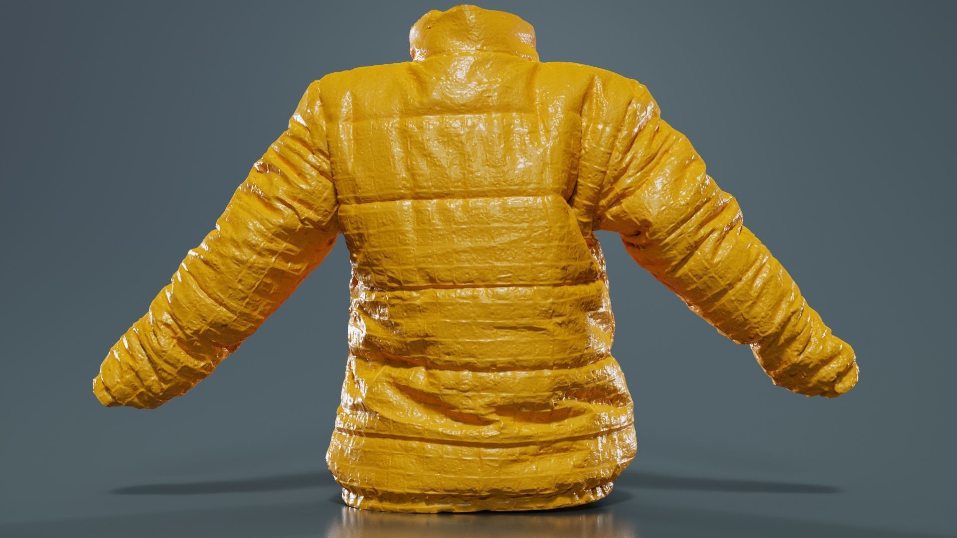 Racing Checkered Jacket Low-poly 3D model_13