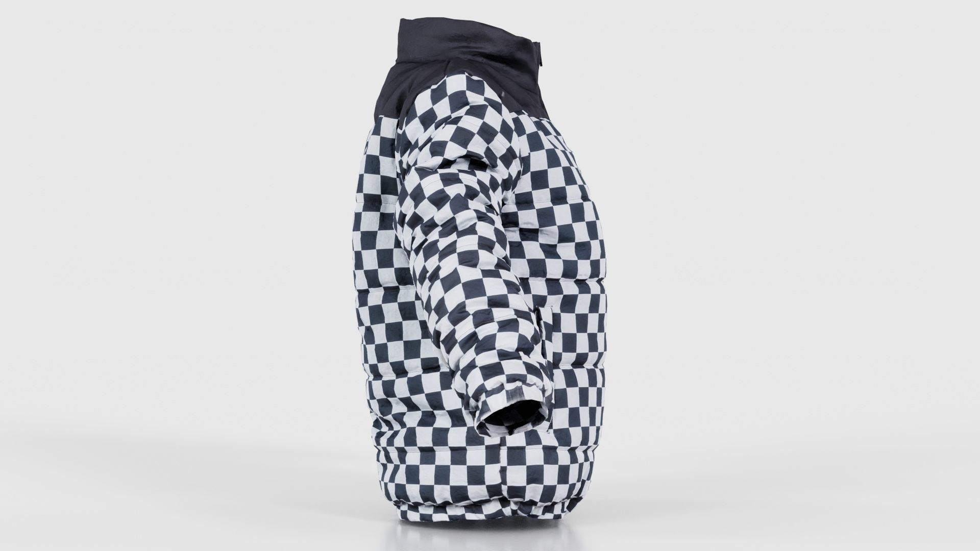 Racing Checkered Jacket Low-poly 3D model_18