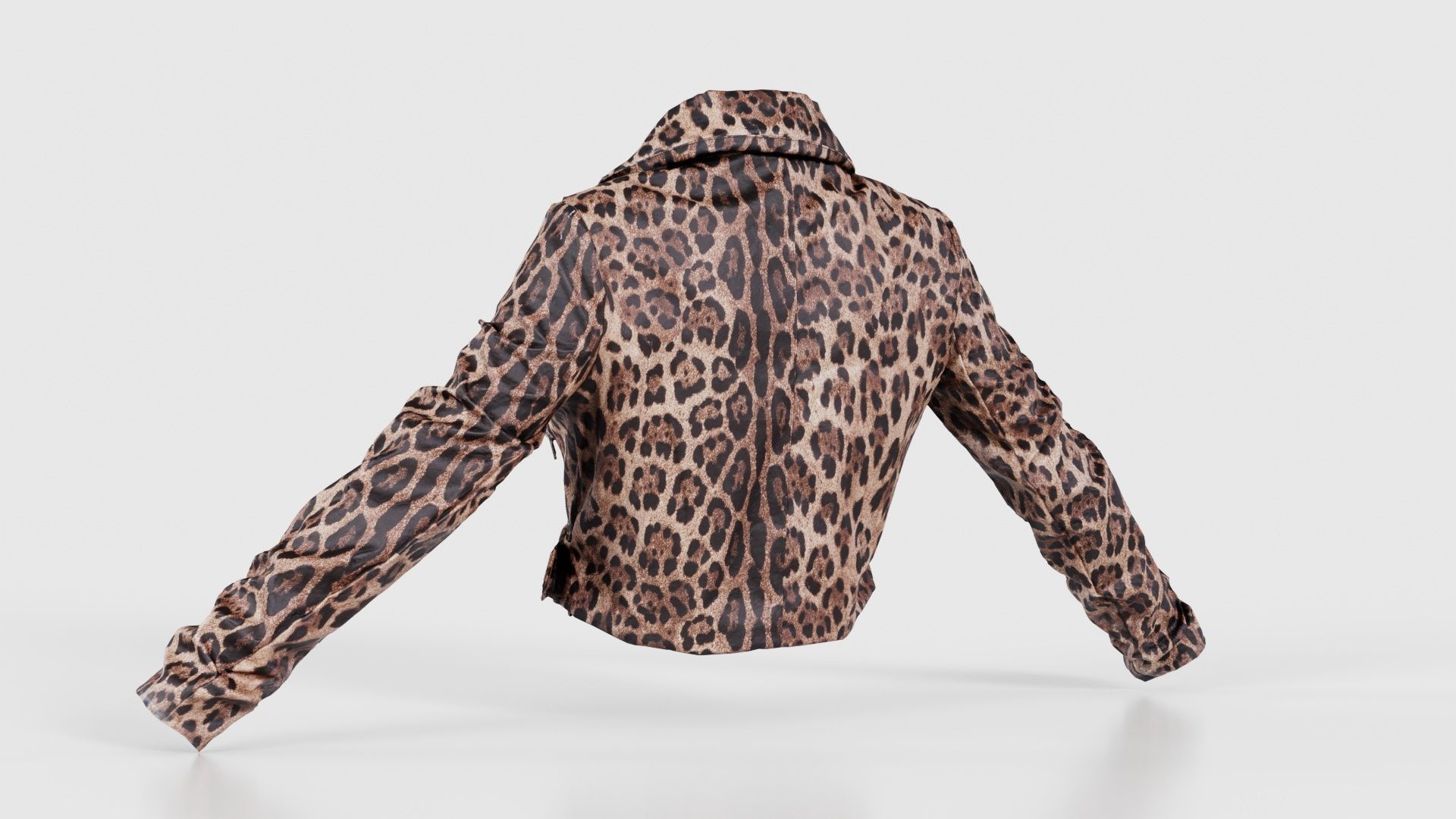 Shiny Tiger Jacket Low-poly 3D model_22