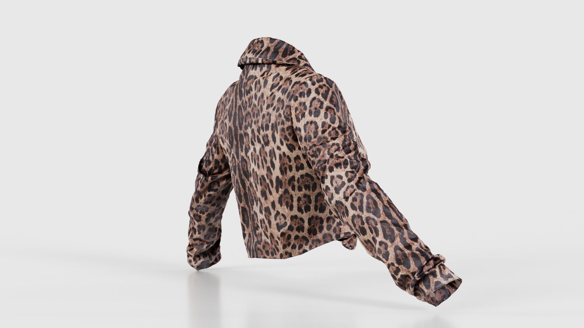 Shiny Tiger Jacket Low-poly 3D model_19