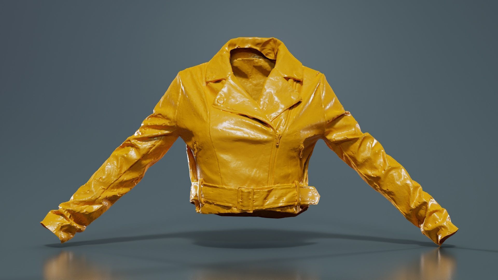 Shiny Tiger Jacket Low-poly 3D model_12
