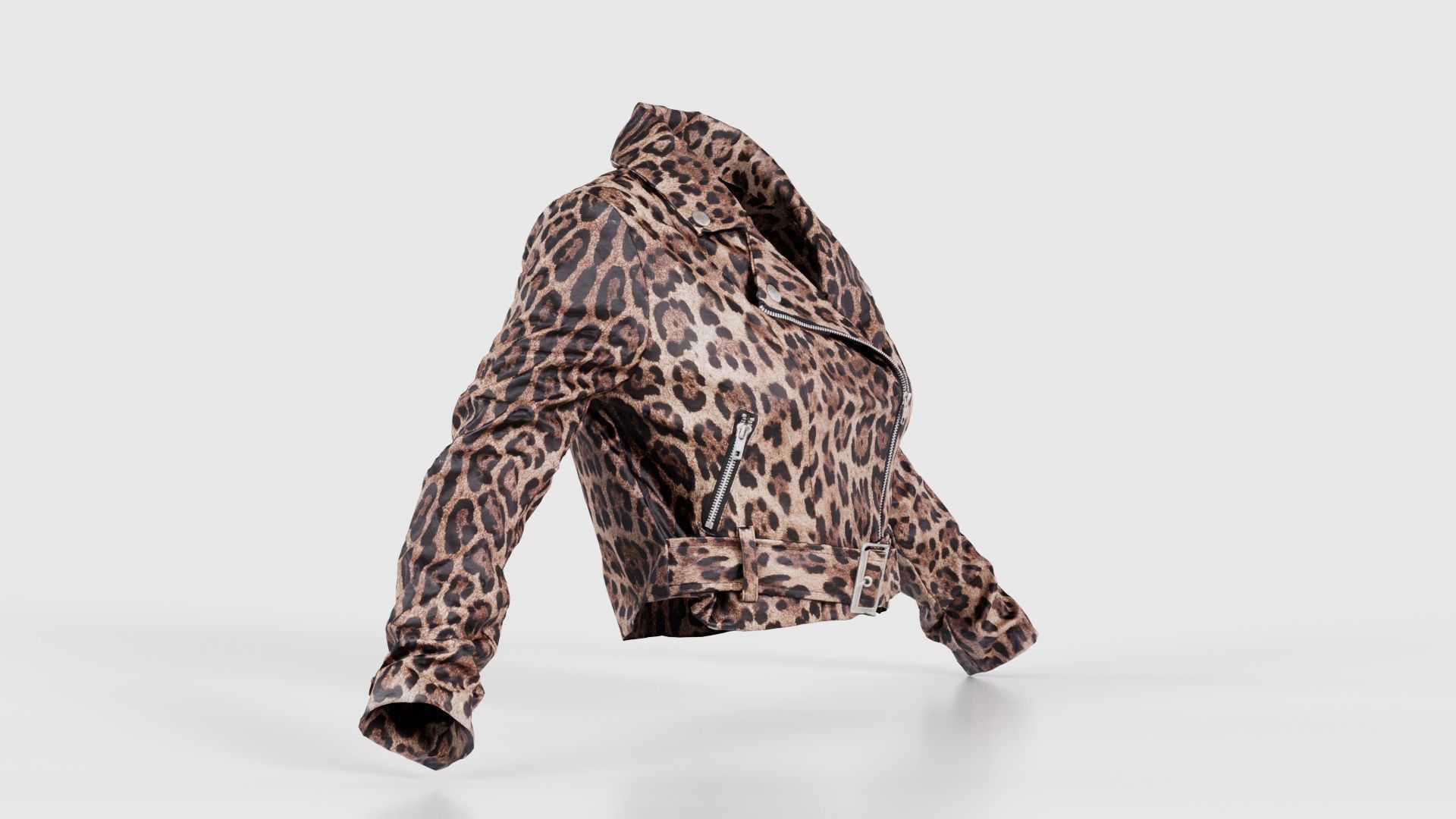 Shiny Tiger Jacket Low-poly 3D model_17