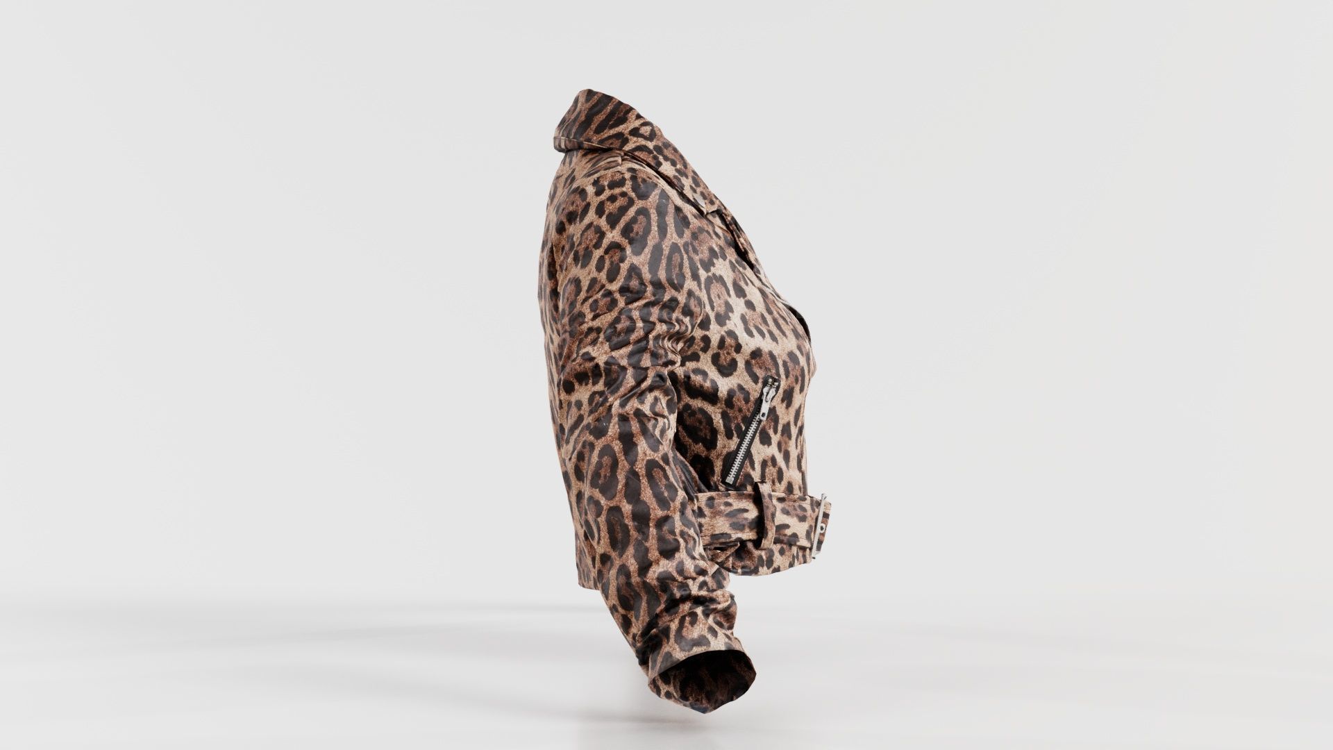 Shiny Tiger Jacket Low-poly 3D model_7