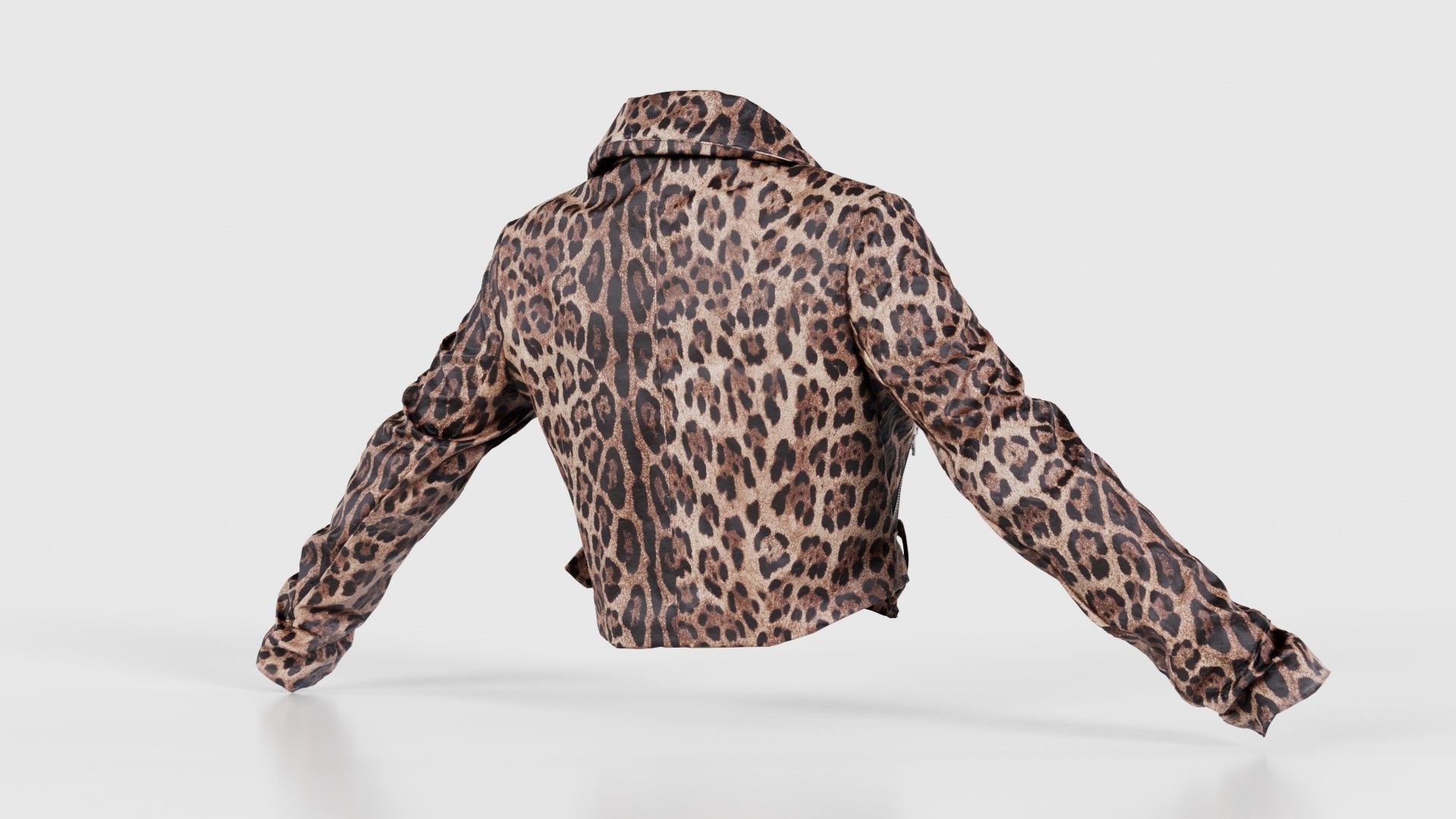Shiny Tiger Jacket Low-poly 3D model_20