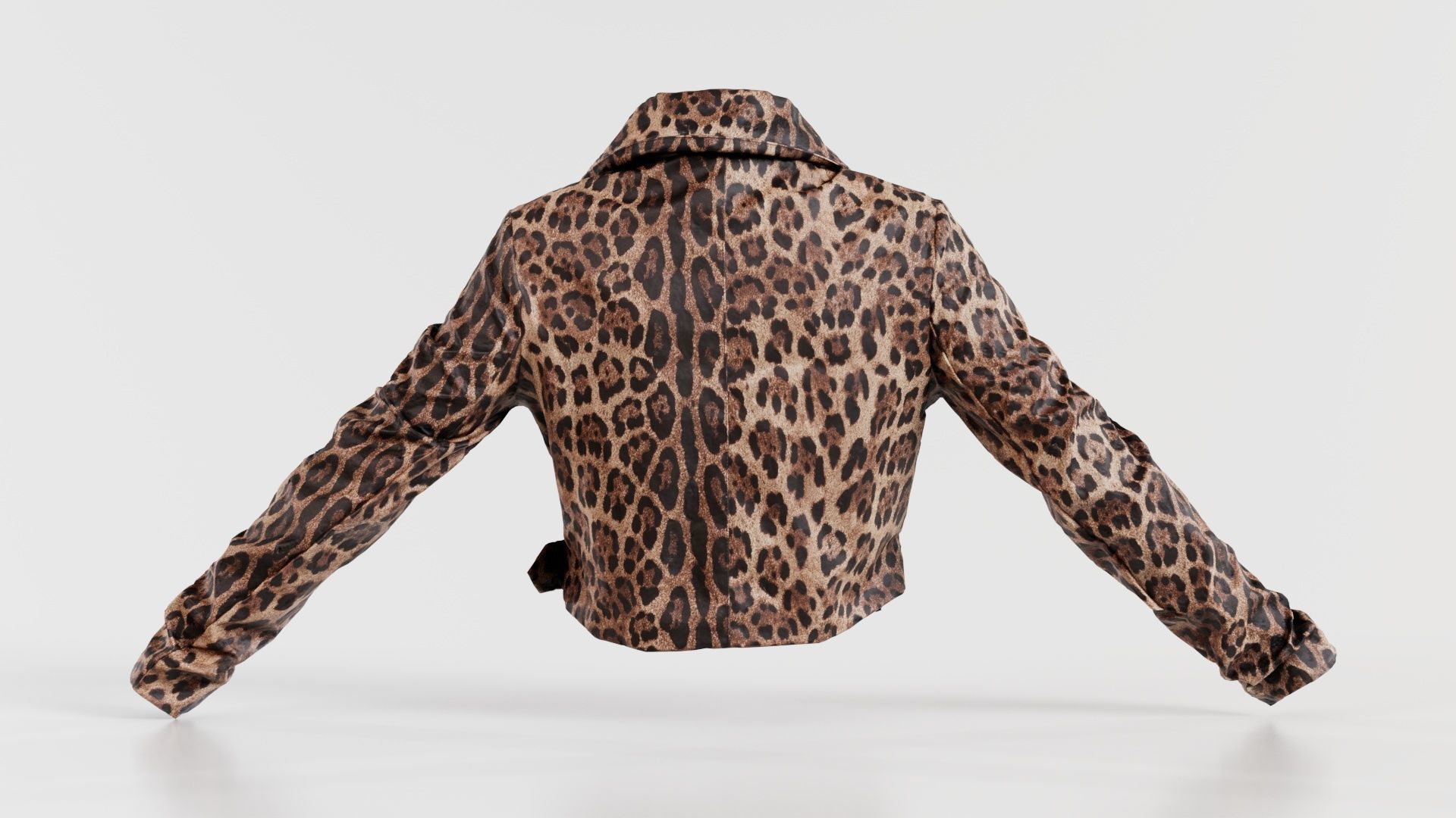 Shiny Tiger Jacket Low-poly 3D model_1