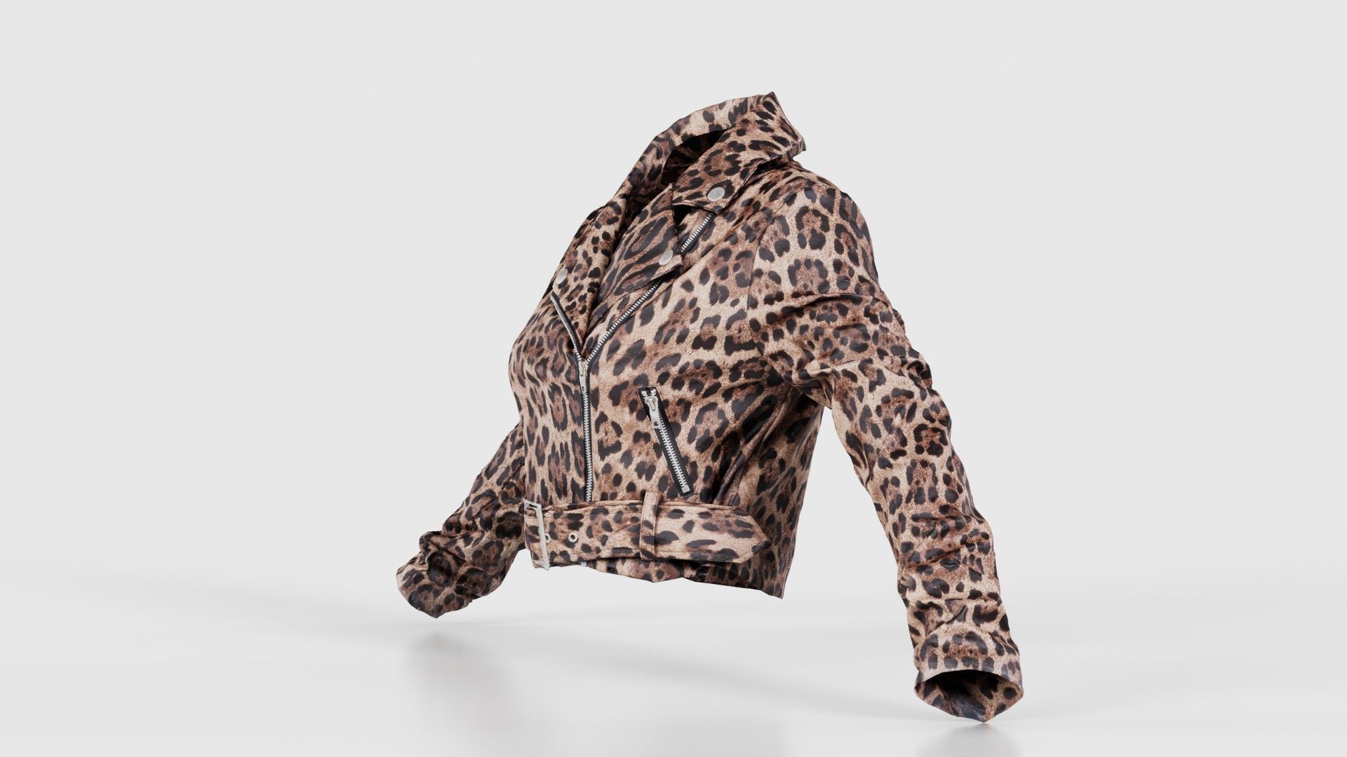 Shiny Tiger Jacket Low-poly 3D model_25