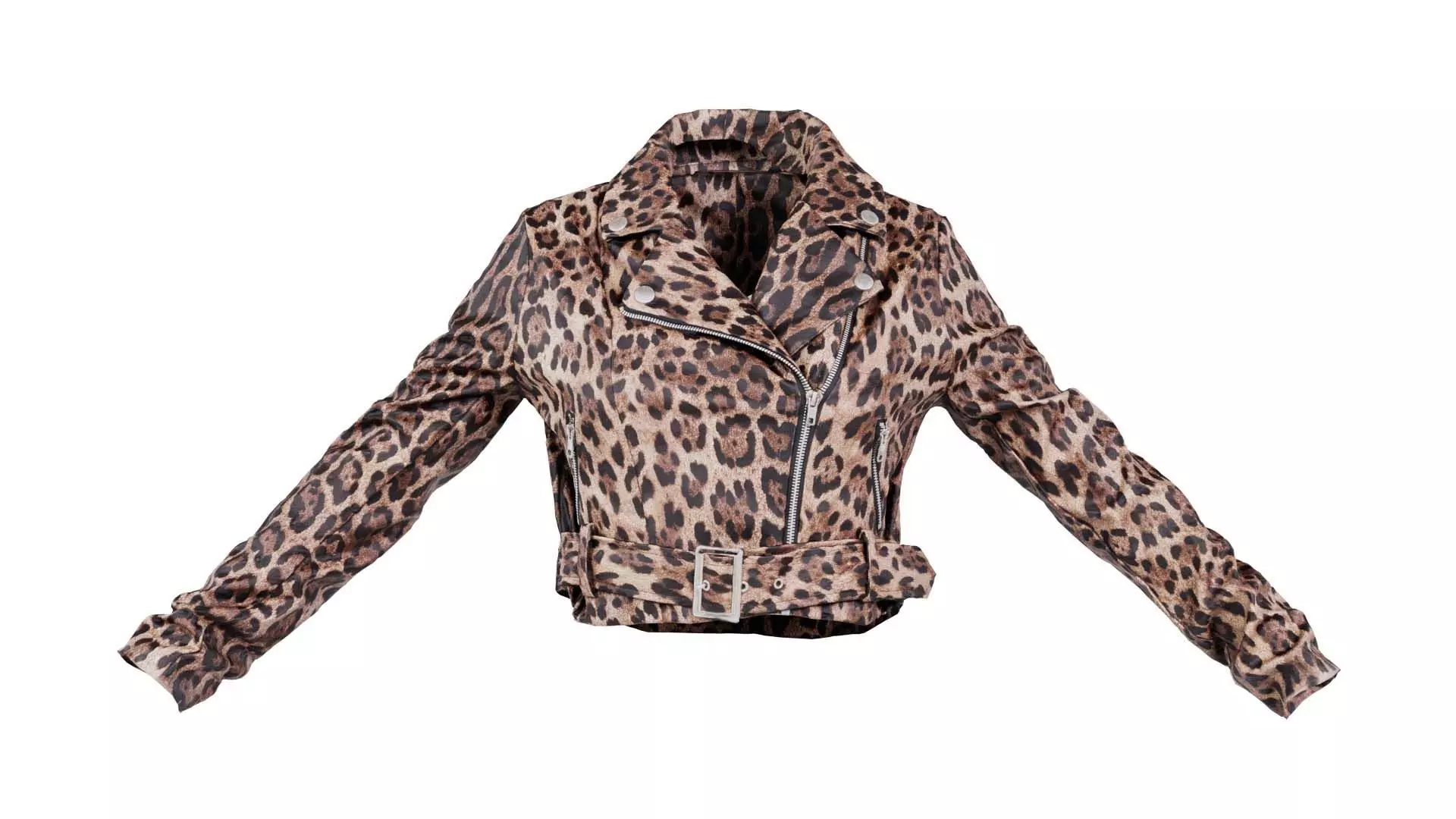 Shiny Tiger Jacket Low-poly 3D model_0