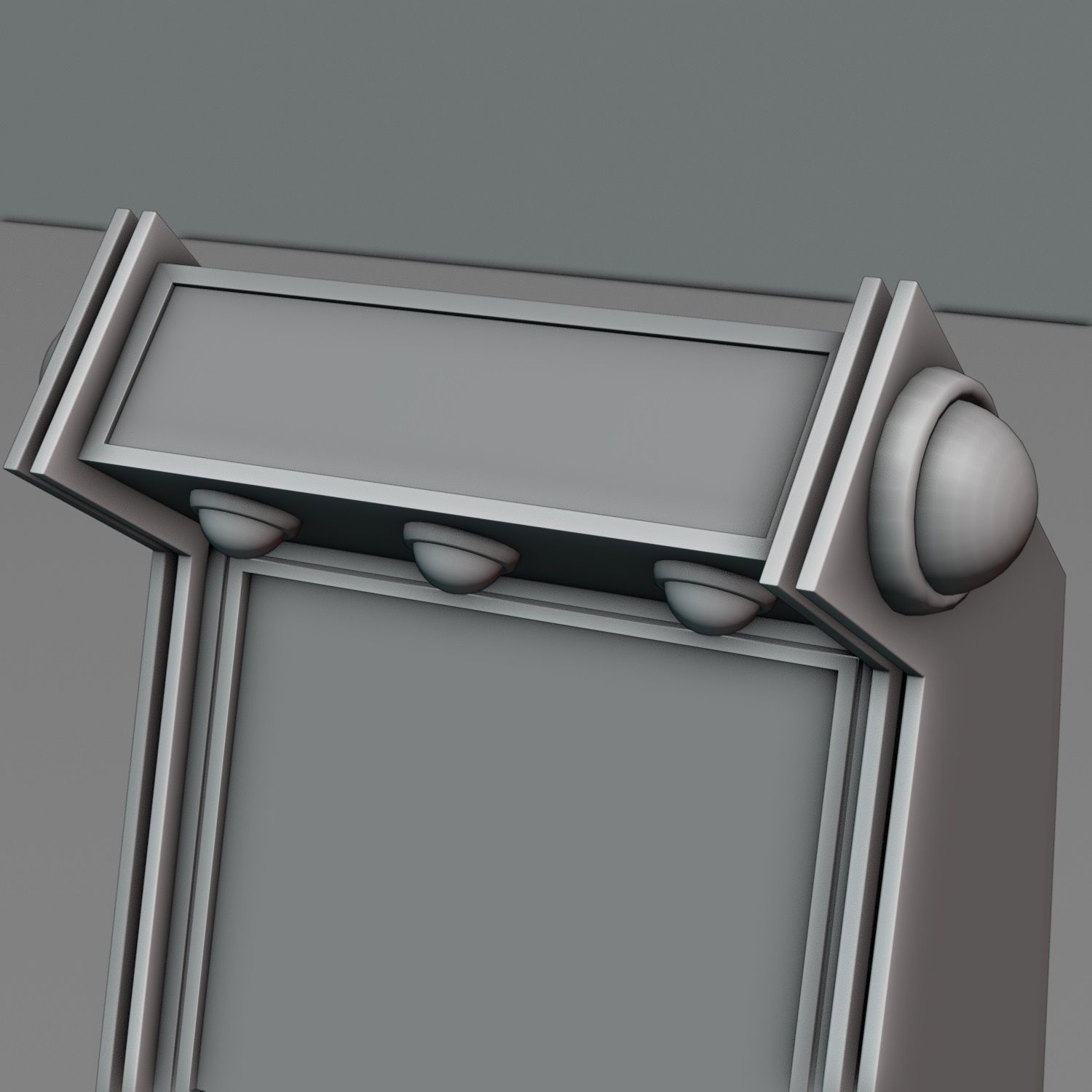 Game Arcade sc-fi Low-poly 3D model_5