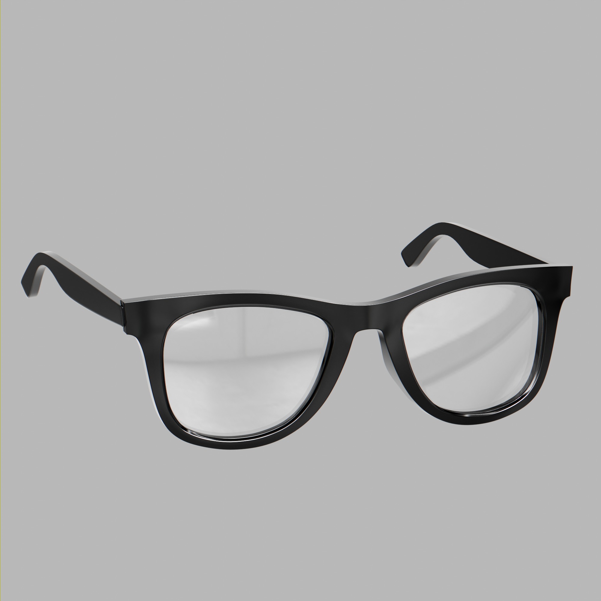 Wayfarer Sunglasses 3D model_2