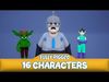 Medieval Lowpoly Characters Low-poly 3D model_1
