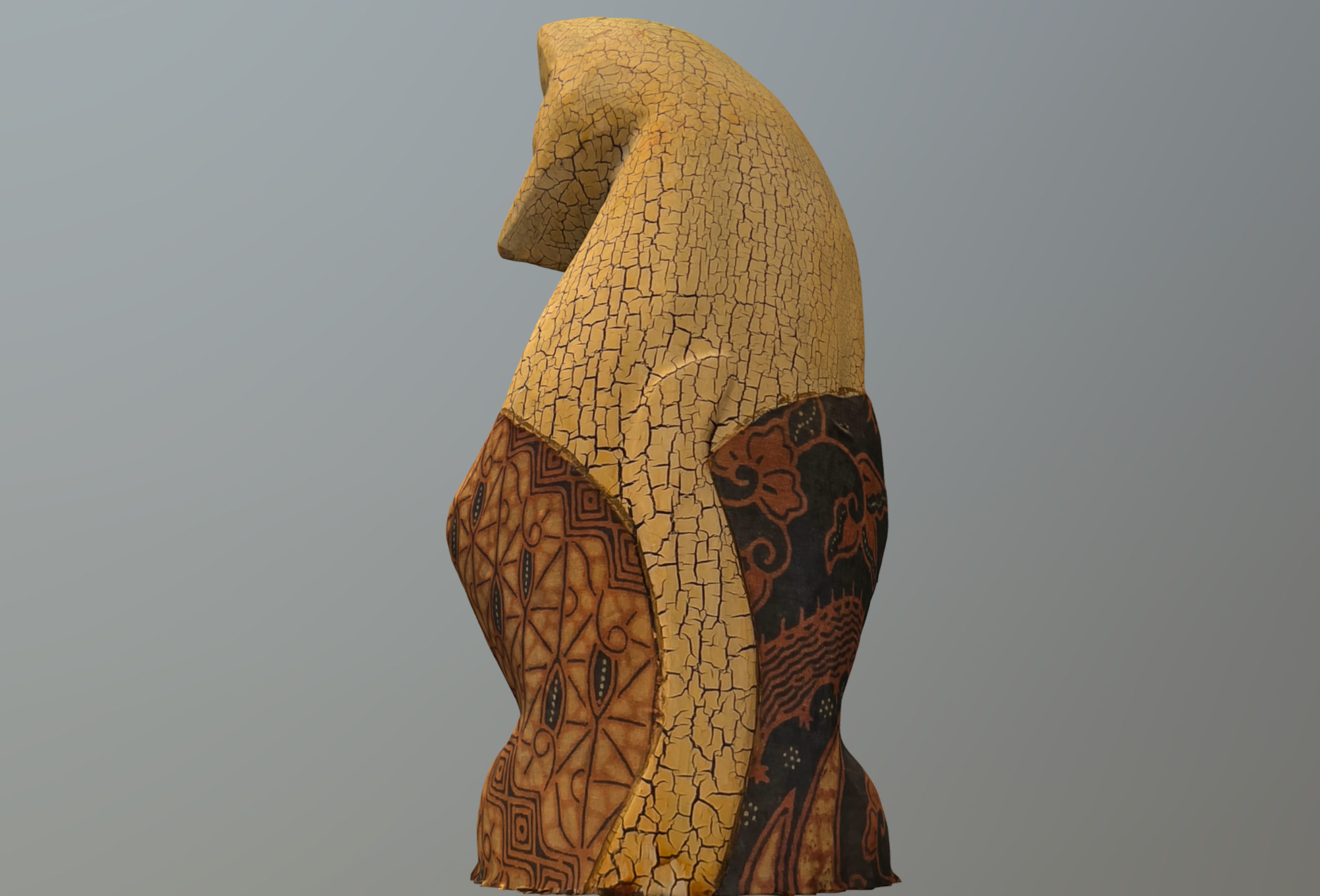 wooden cat 3D model_7