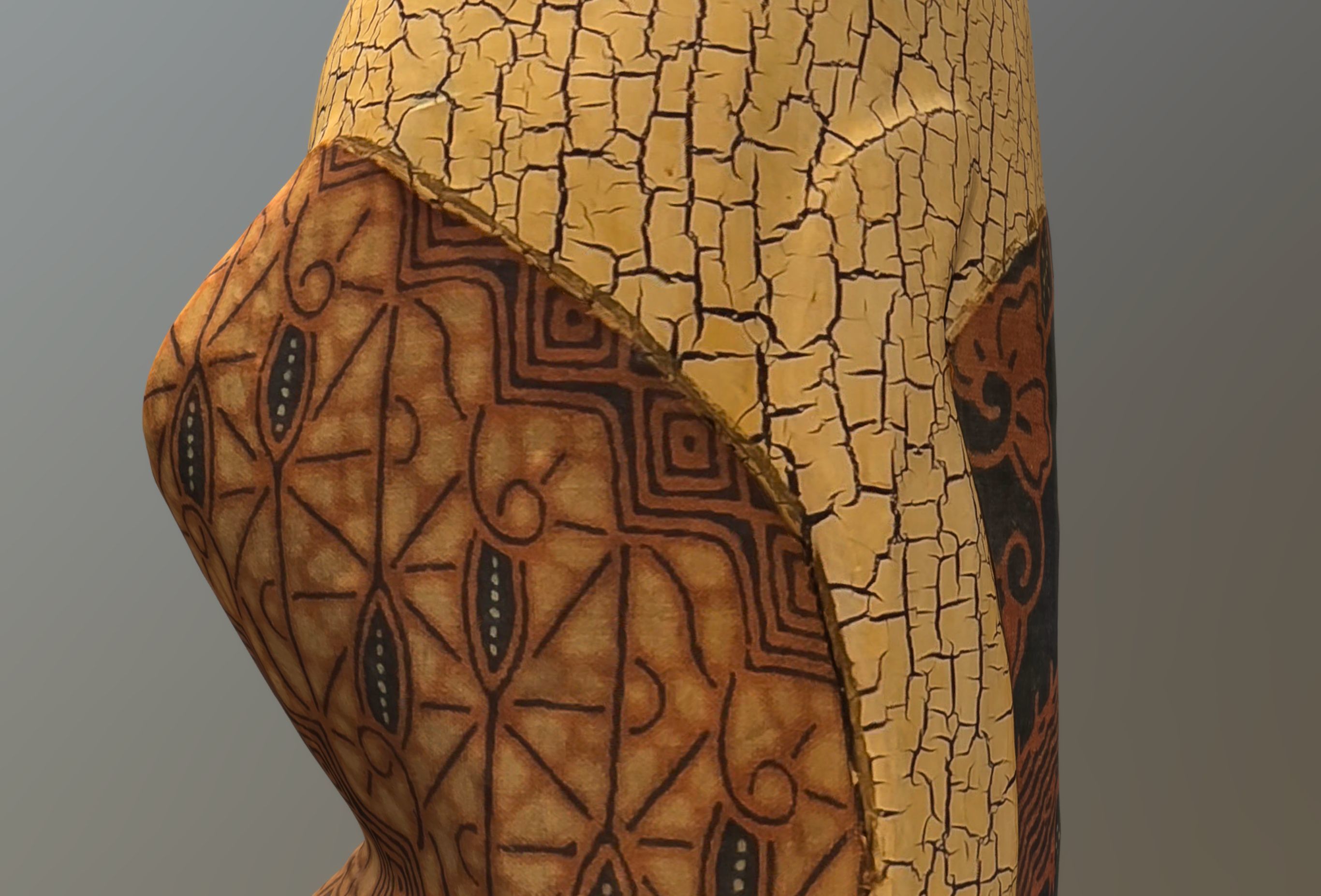 wooden cat 3D model_9