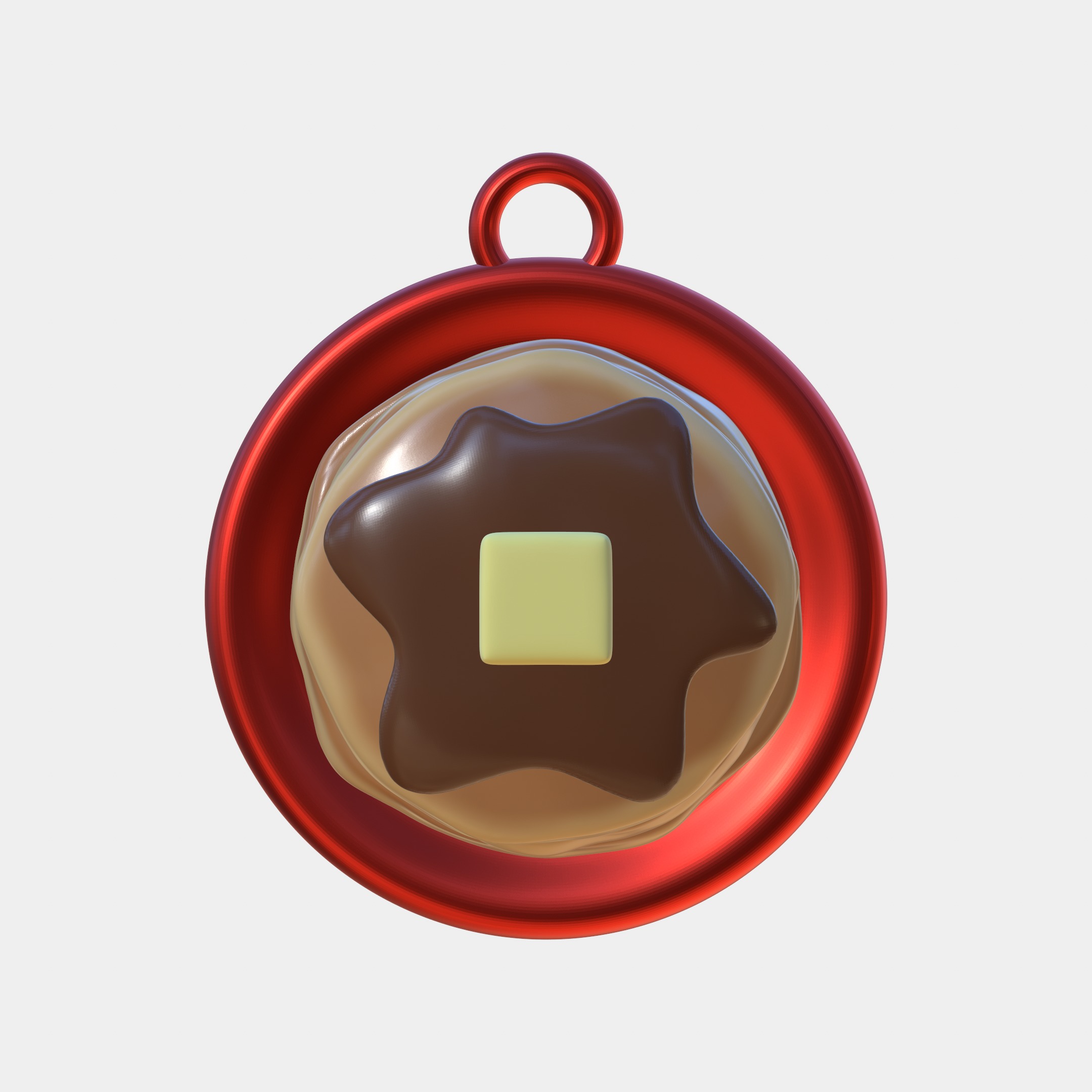 Christmas Tree Pancakes Ornament 3D print model_3