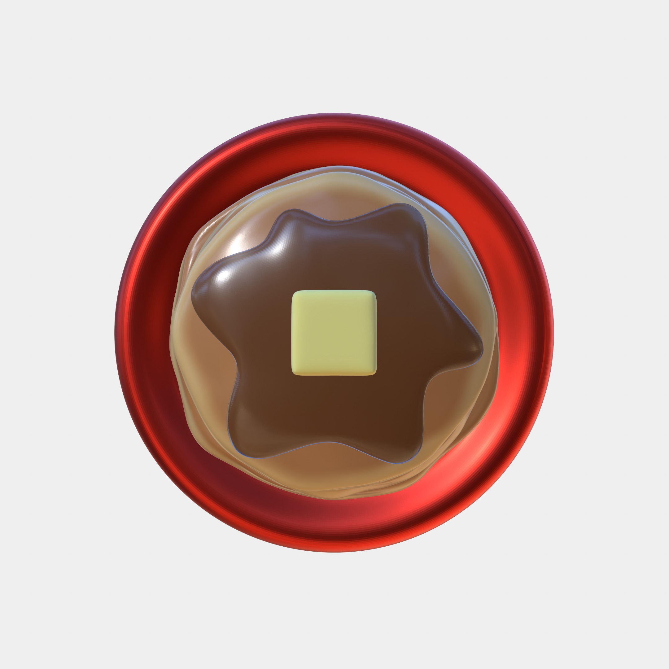 Christmas Tree Pancakes Ornament 3D print model_1