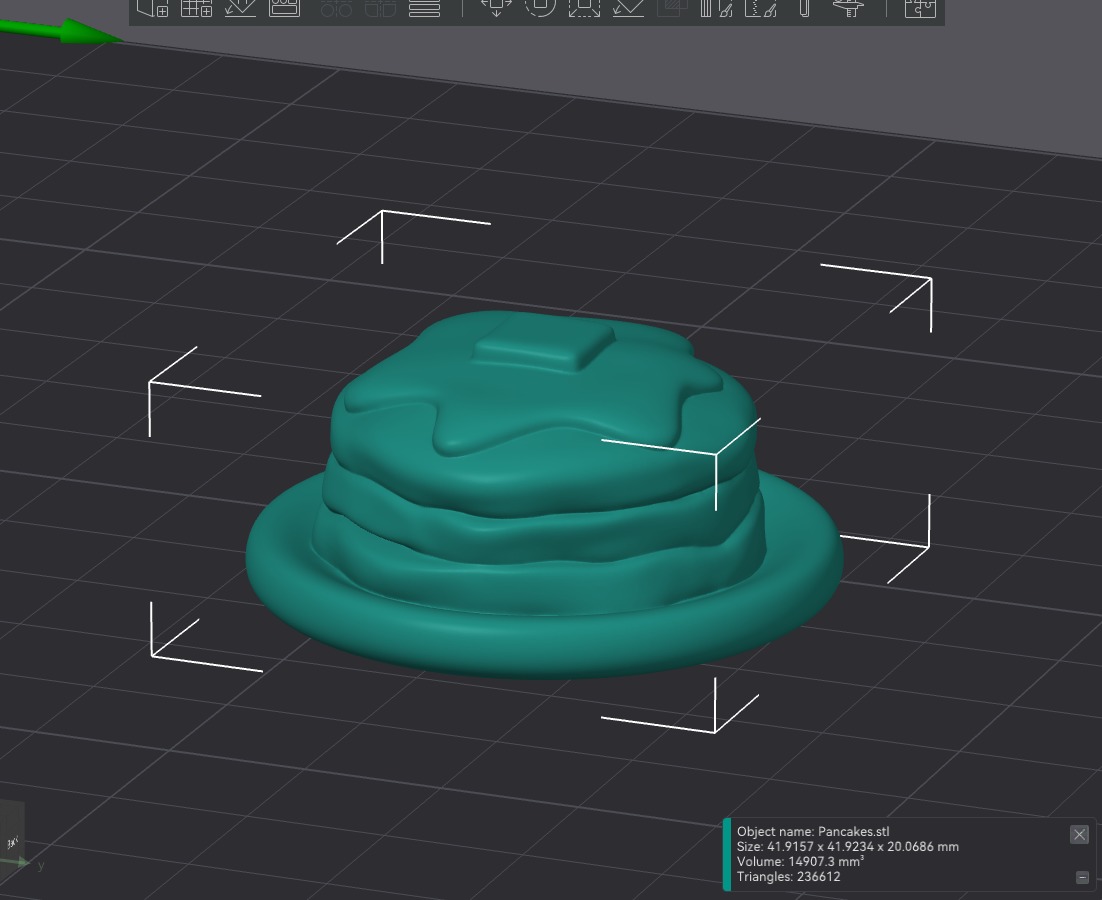 Christmas Tree Pancakes Ornament 3D print model_5