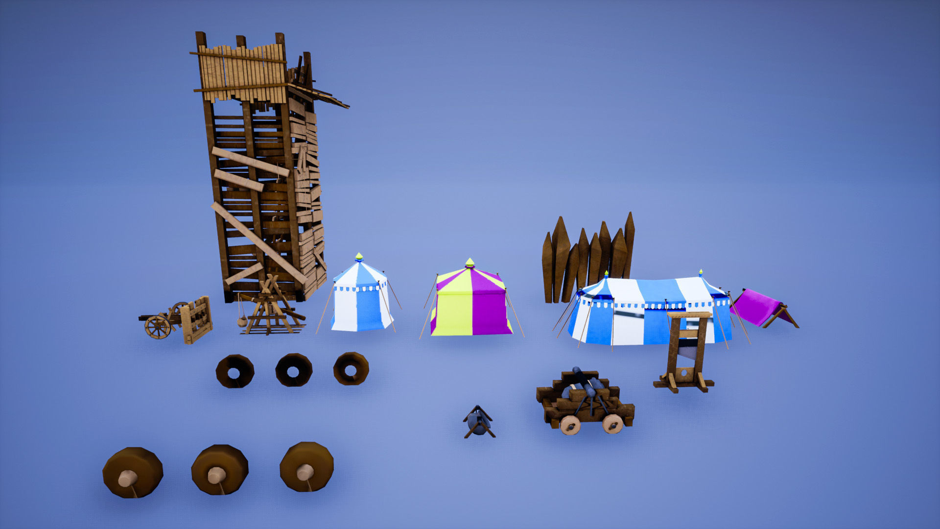 Middle Ages Historical Environment Pack 3D model_11