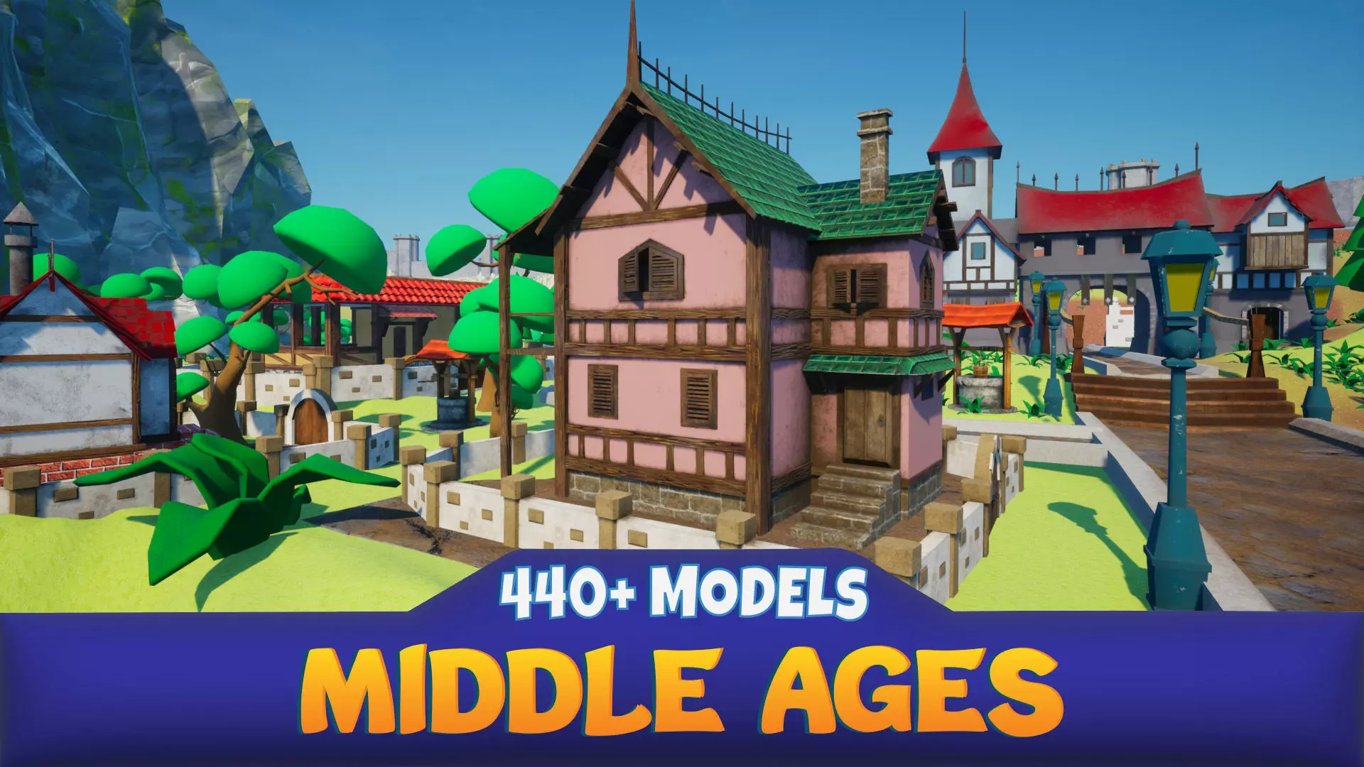 Middle Ages Historical Environment Pack 3D model_0
