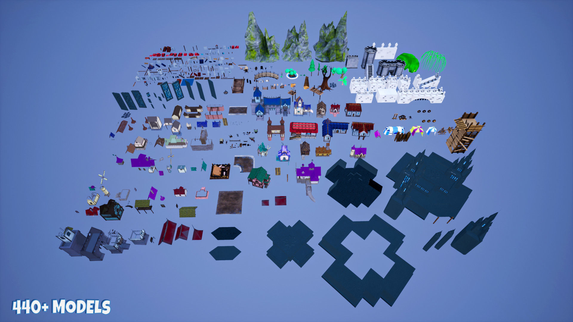 Middle Ages Historical Environment Pack 3D model_9