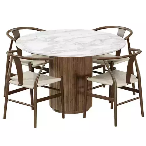 Giselda table Uish chair