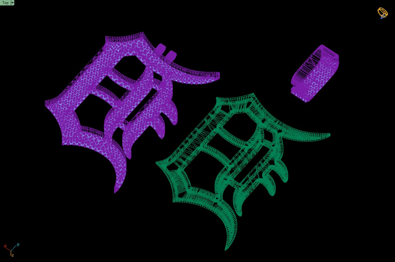 Custom Detroit Tigers Diamond Pendant - DTM Base Ball Team 3D print model_14