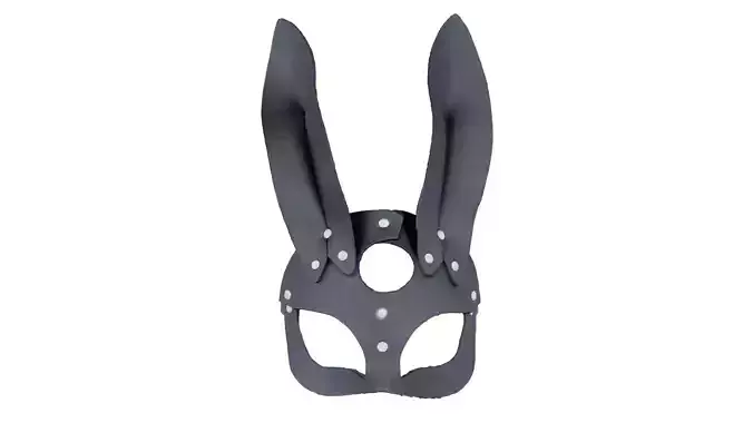 Bunny Mask Low-poly 3D model