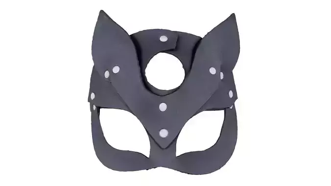 Cat Mask Low-poly 3D model