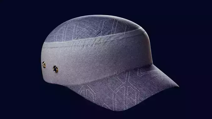 Military Cap 3D model