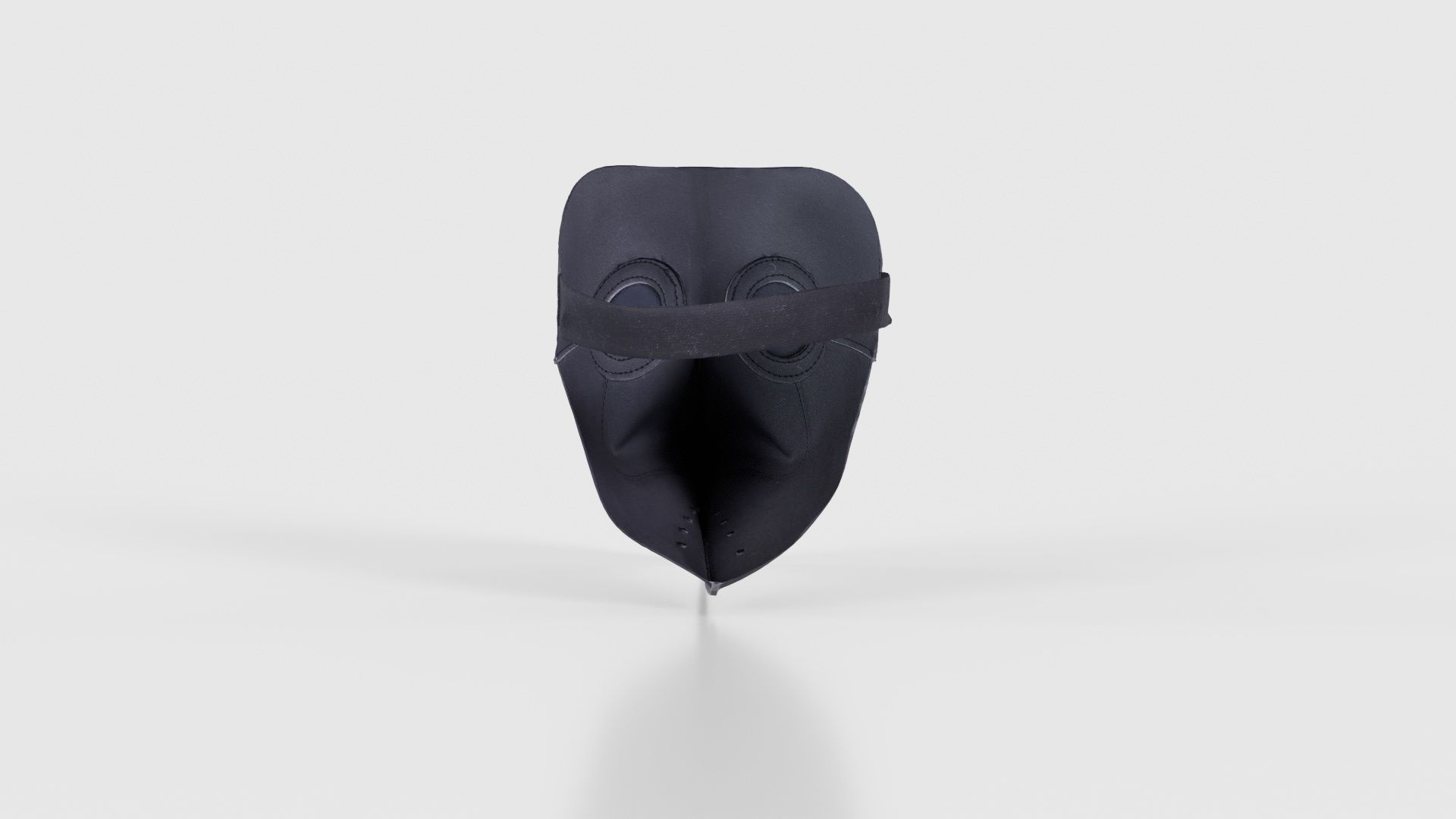Leather Bird Snout Low-poly 3D model_21
